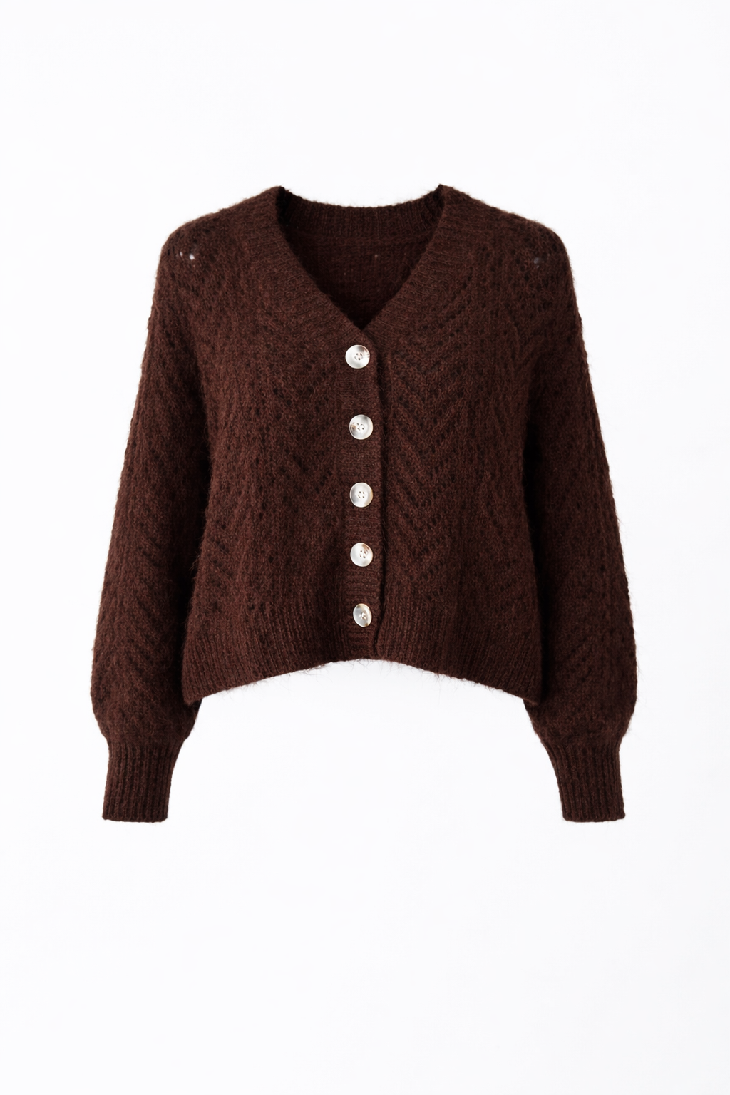 Basic Strick Cardigan in verschiedenen Farben