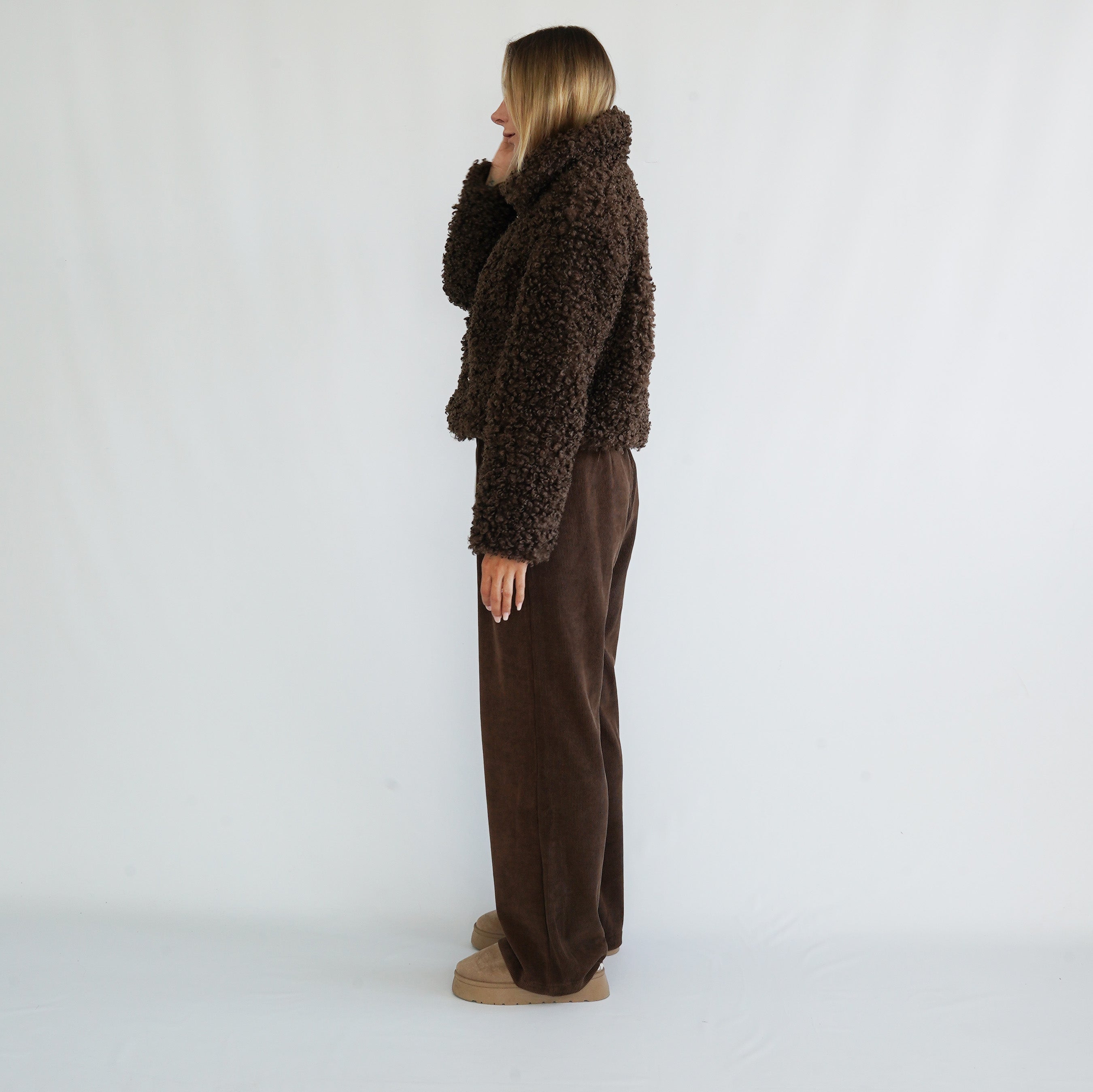Teddy Crop Jacke