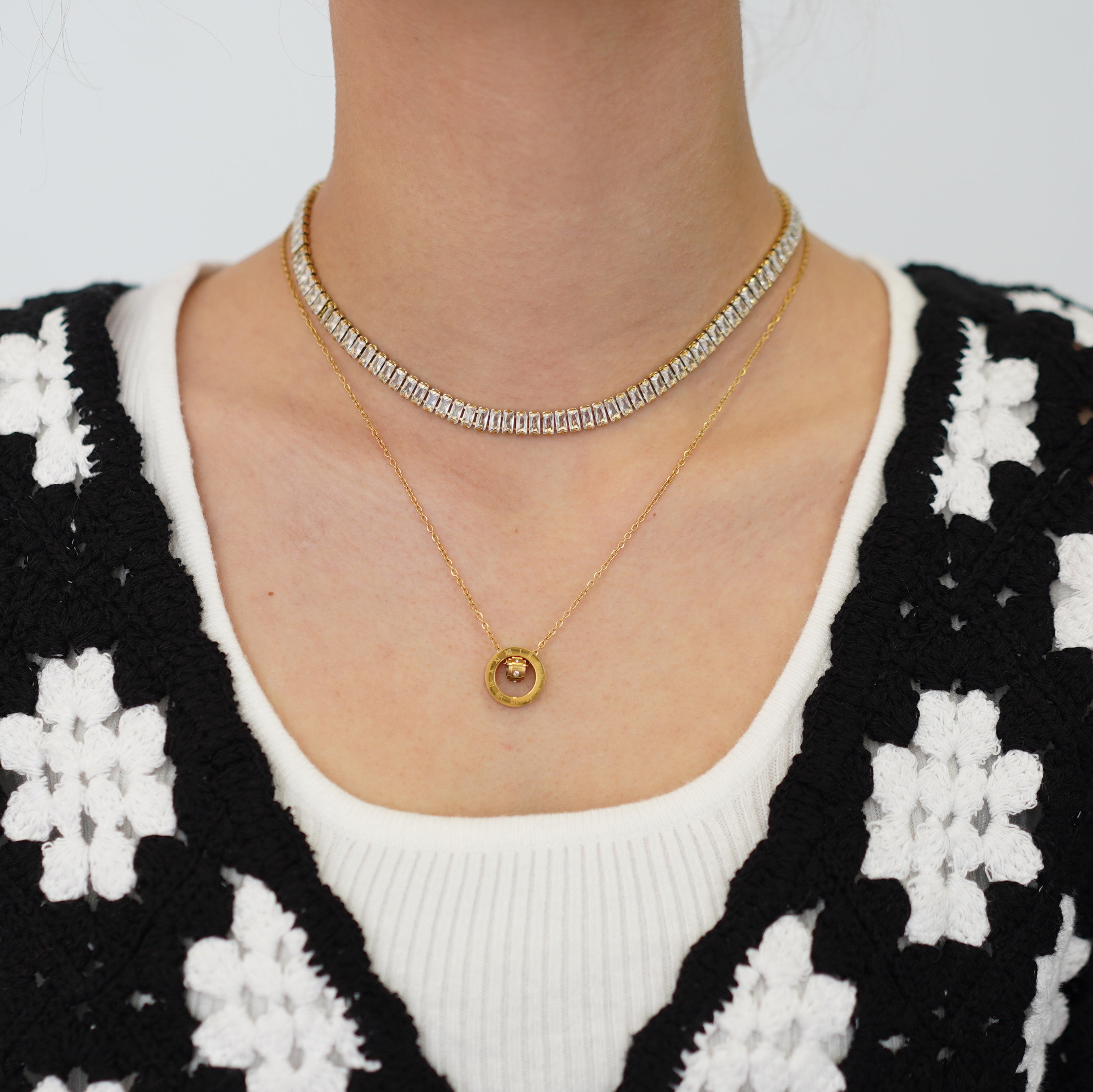 Crystal Chain Gold