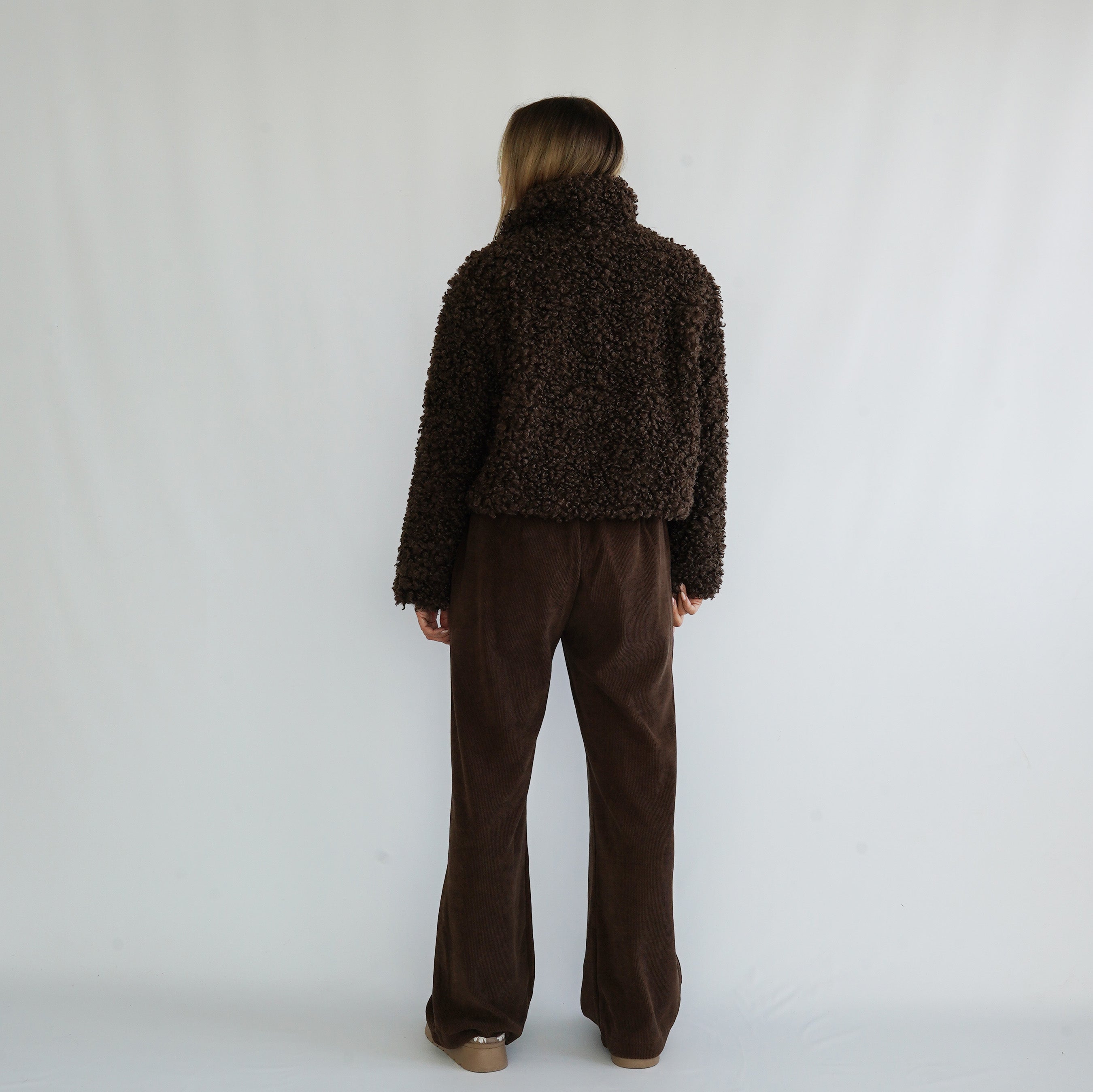 Teddy Crop Jacke