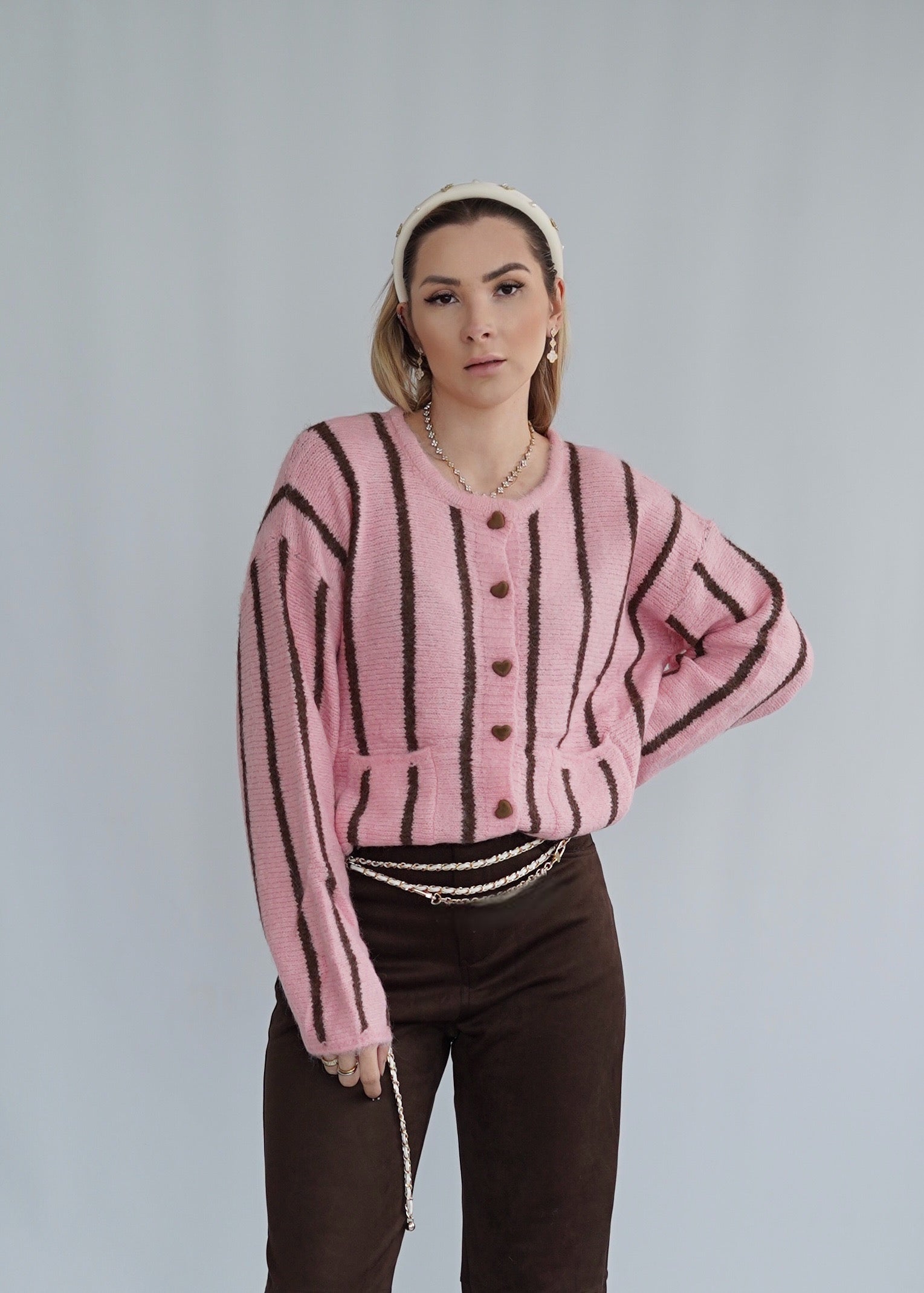 Herz Cardigan in verschiedenen Farben