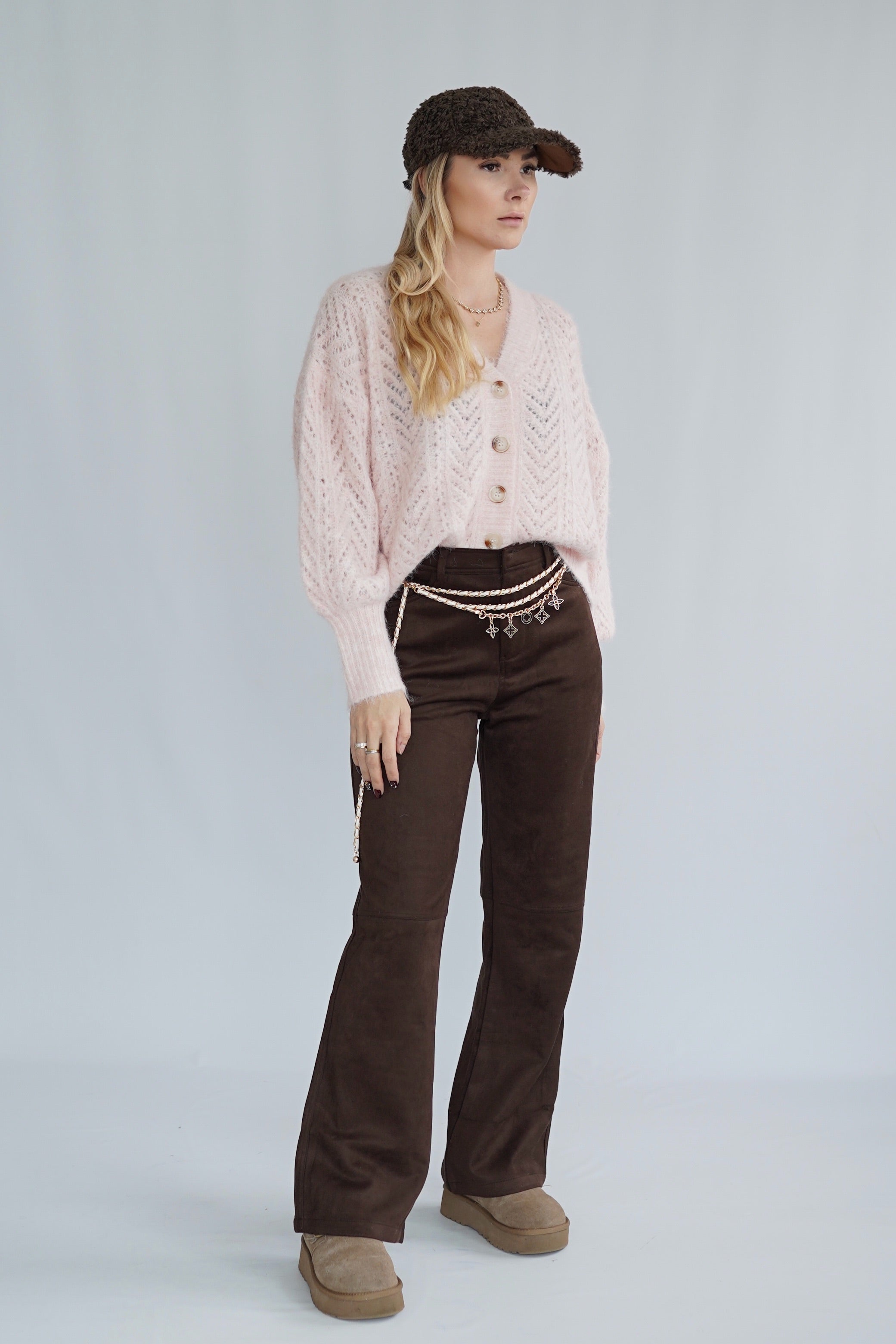 Basic Strick Cardigan in verschiedenen Farben