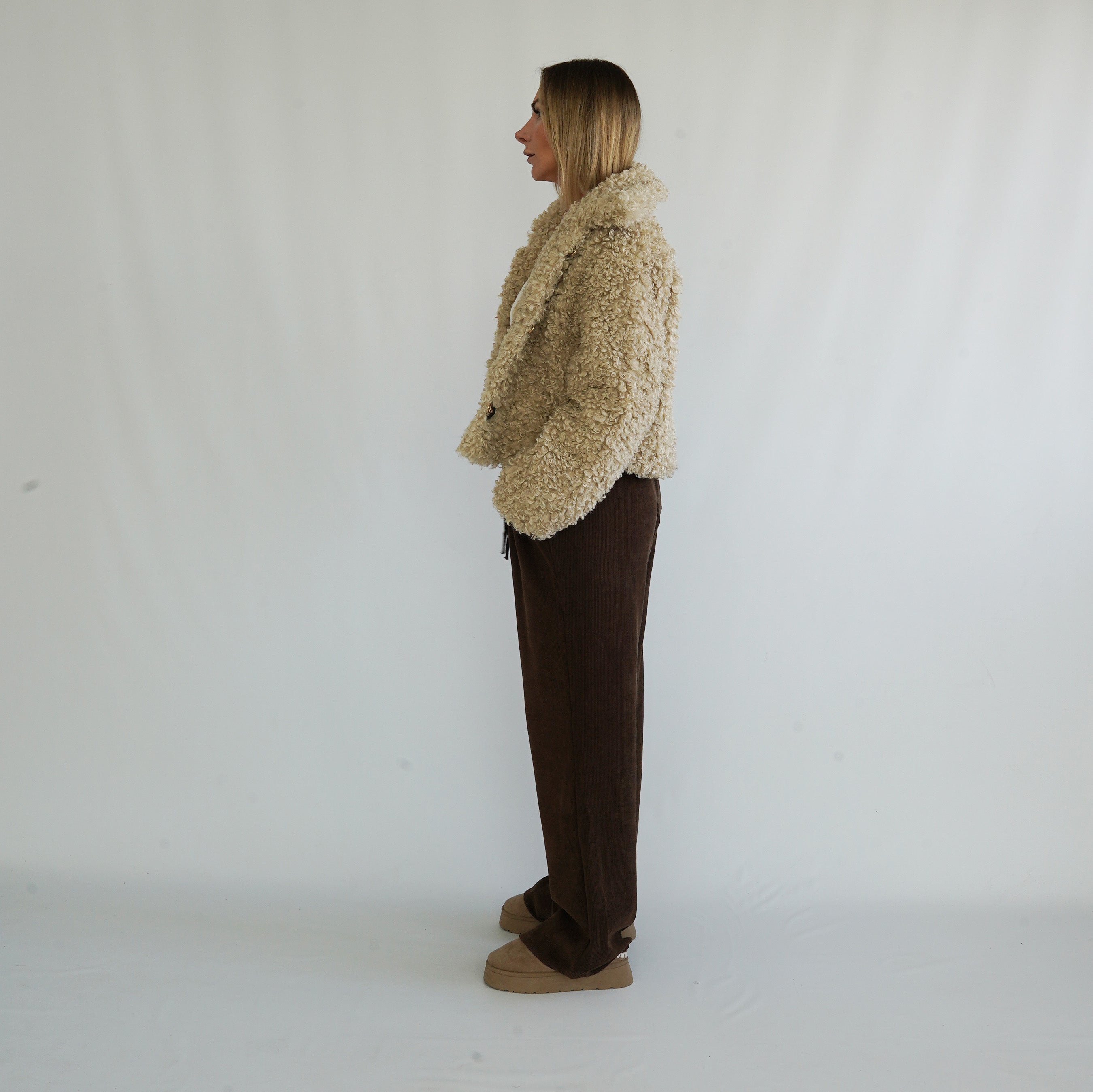 Teddy Crop Jacke