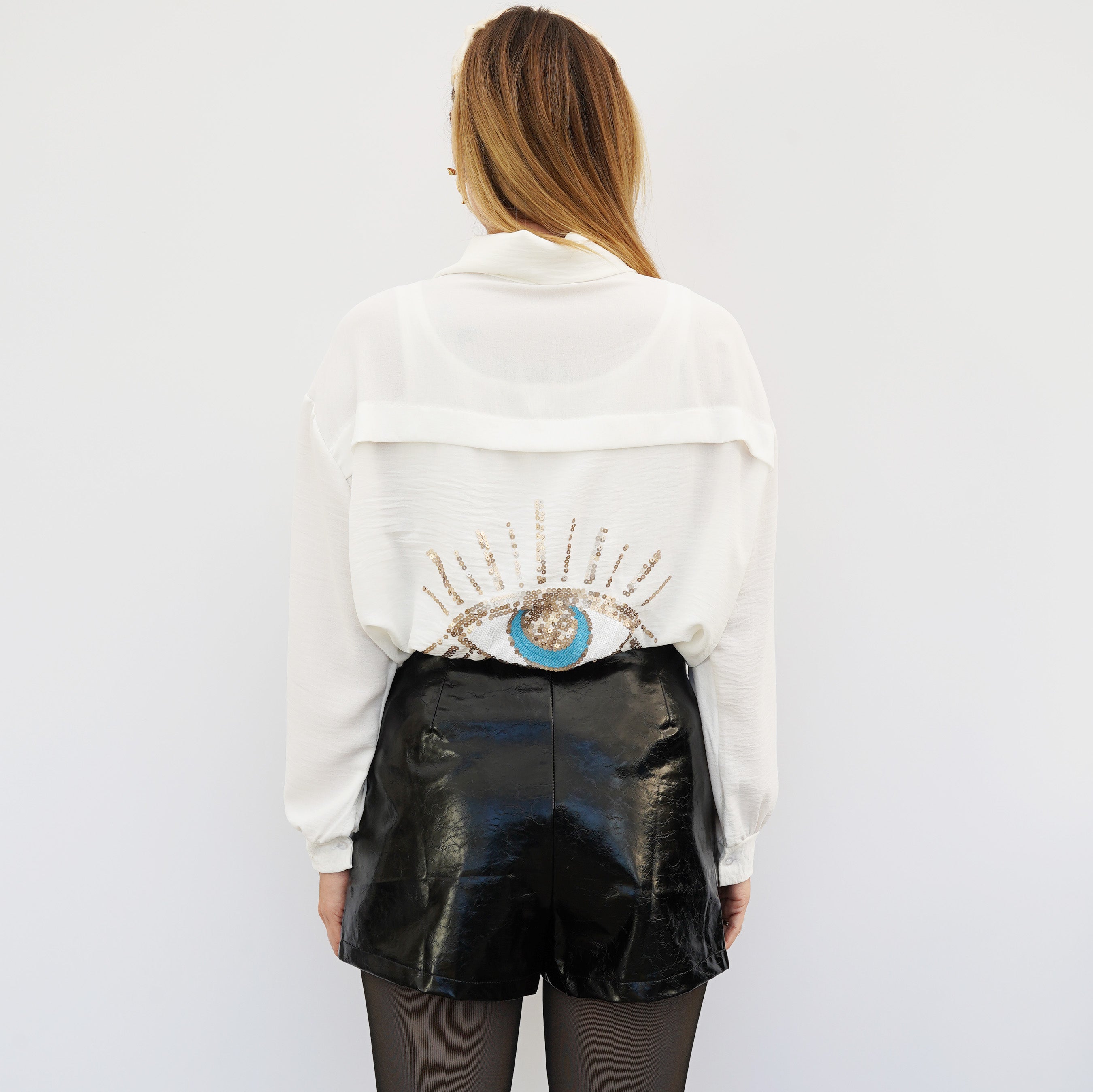 Leder Hosenrock