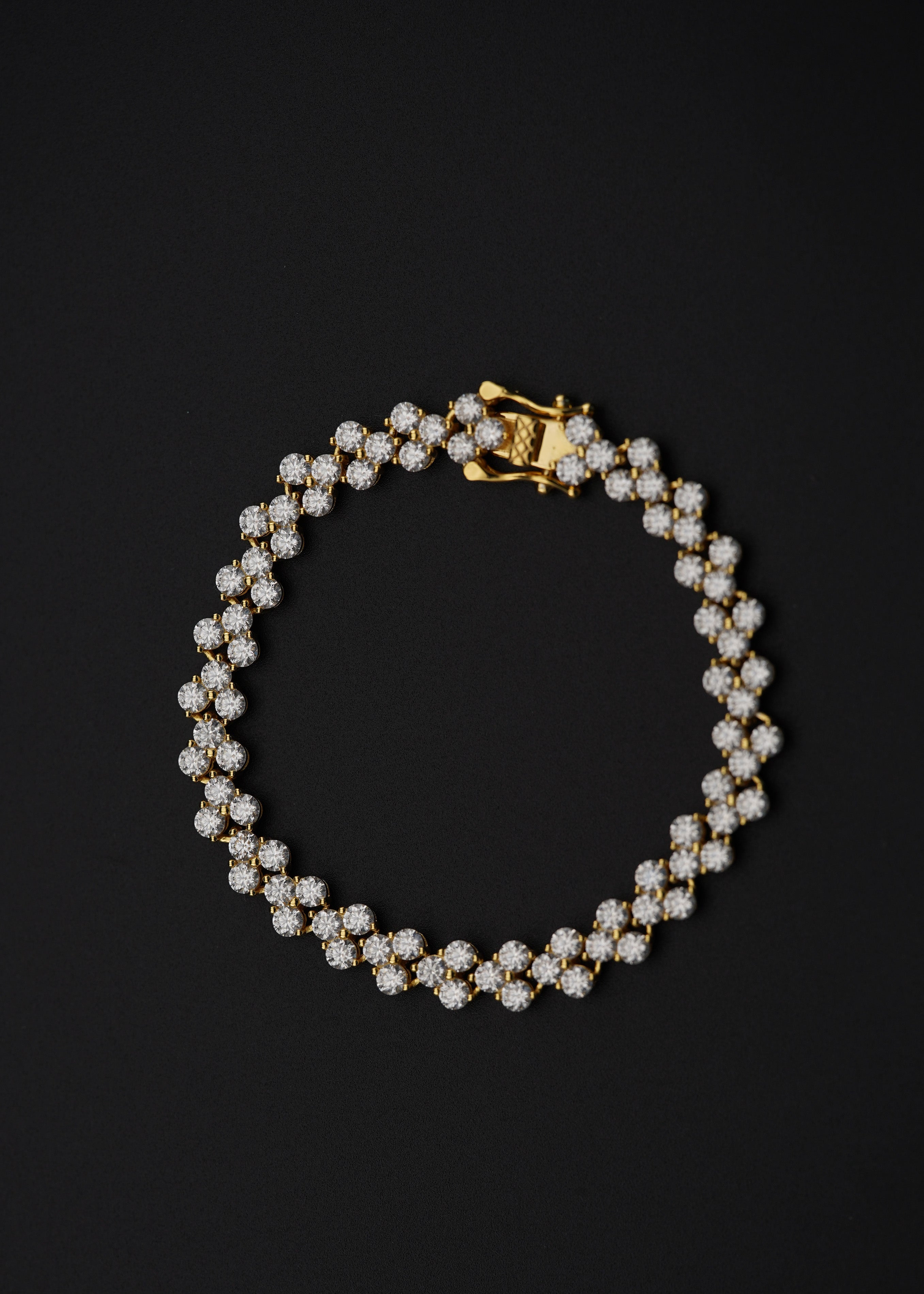 Moissanite Heart Bracelet