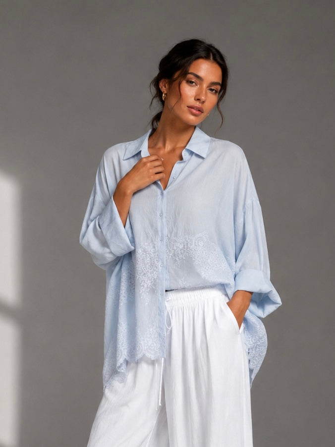 G.EVE Kollektion #5 - Bluse mit Spitze