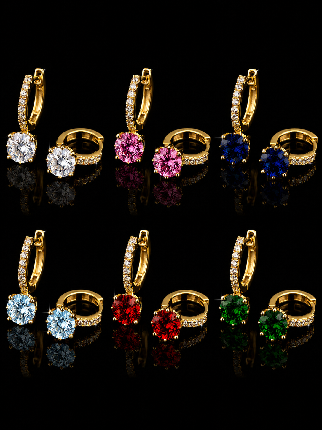 G.EVE Diamonds Nos Earrings