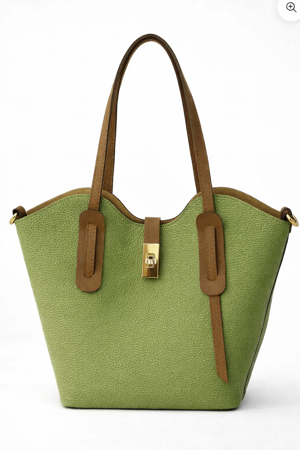 Plor Bag Leder mit Tuch und Anhänger