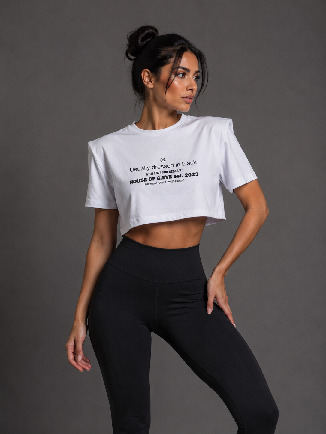 G.EVE Kollektion #4 - Crop Shirt All Black