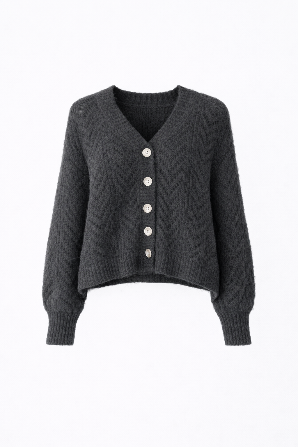 Basic Strick Cardigan in verschiedenen Farben