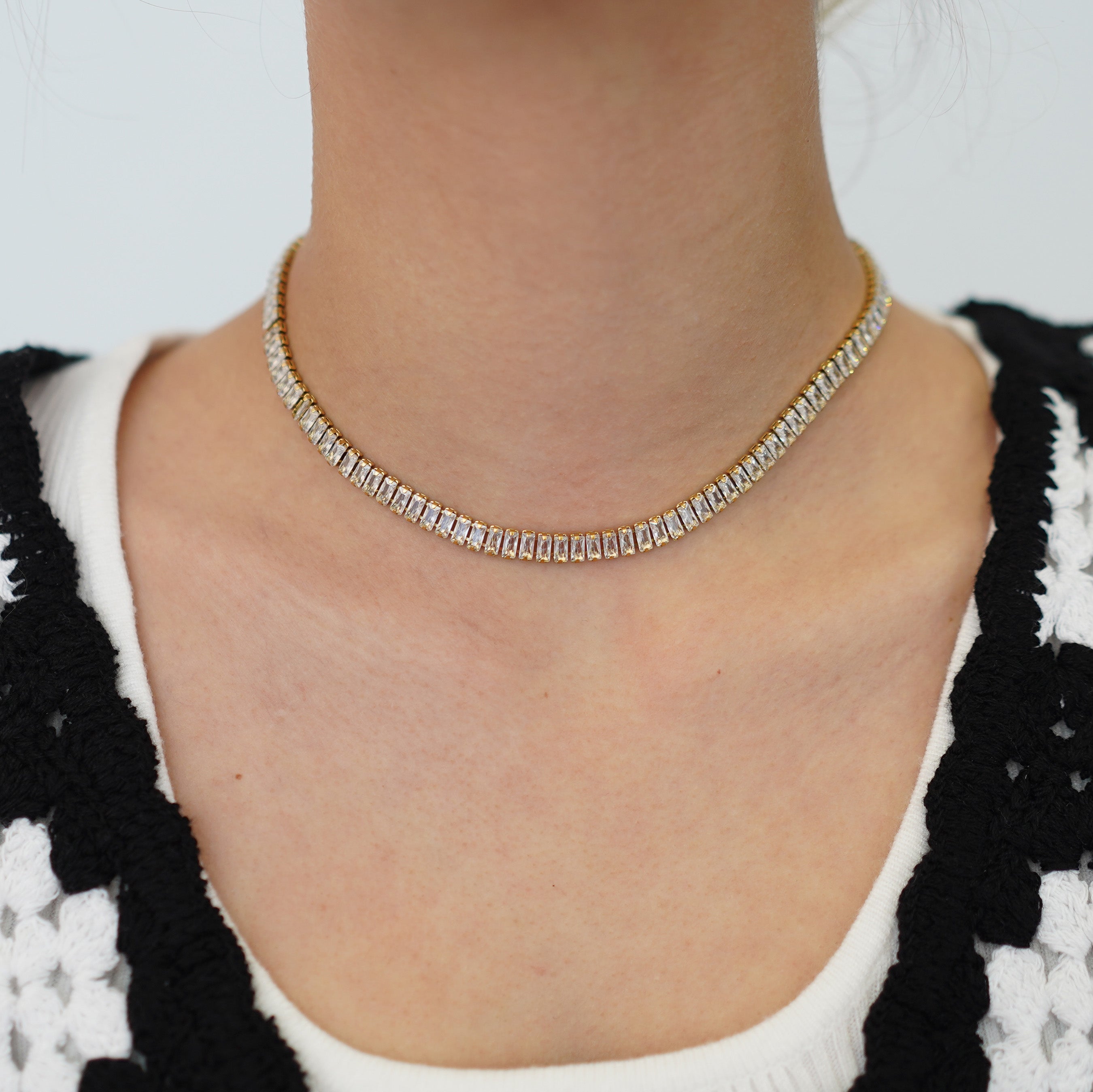 Crystal Chain Gold