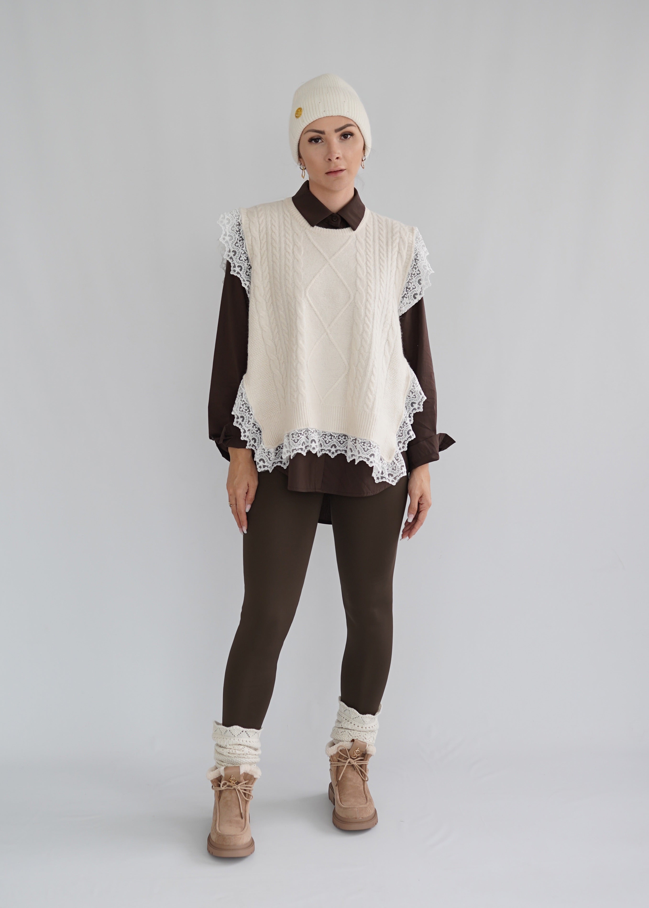 Hemd Baumwolle braun