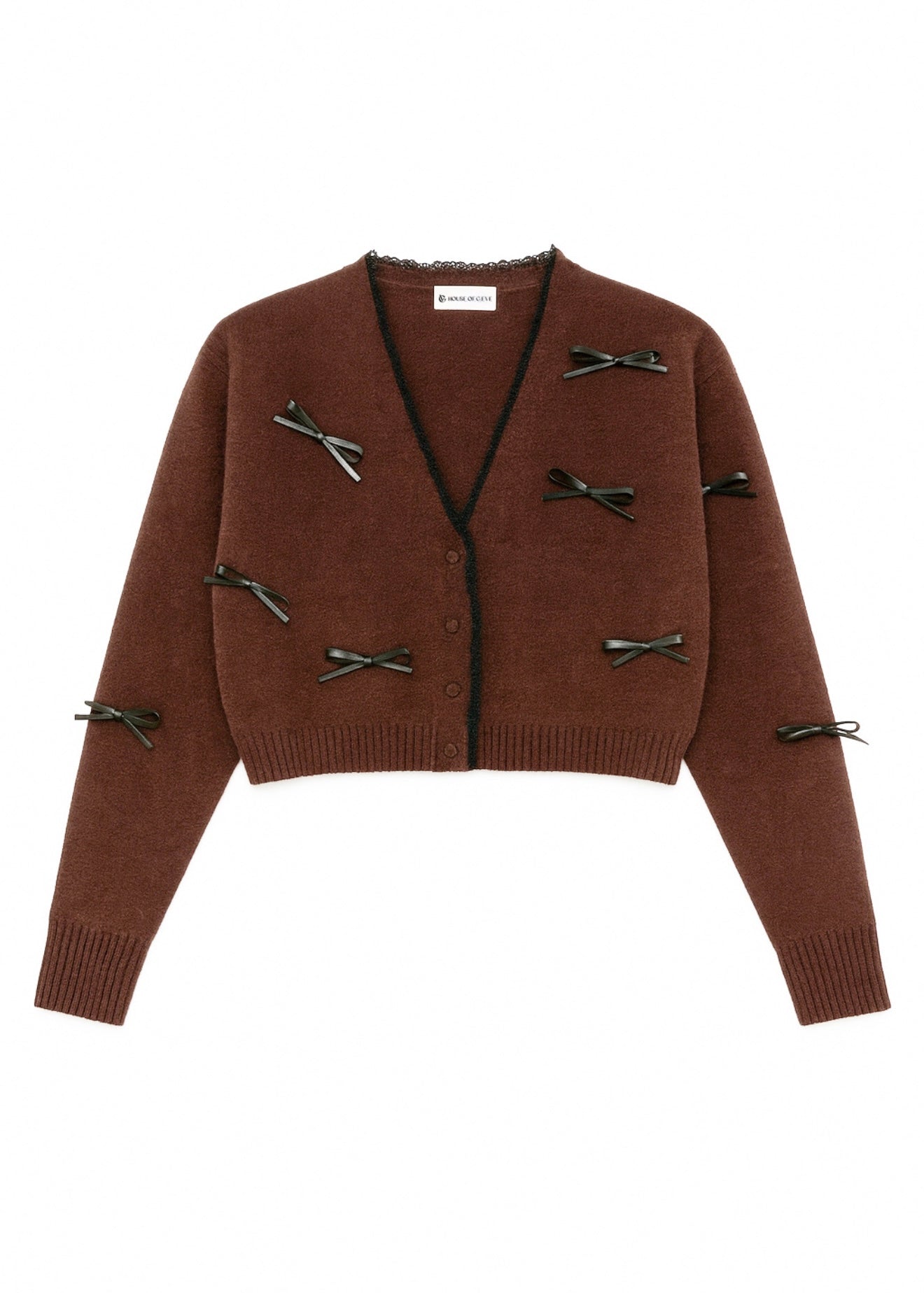 Pullover Leder Ribbon