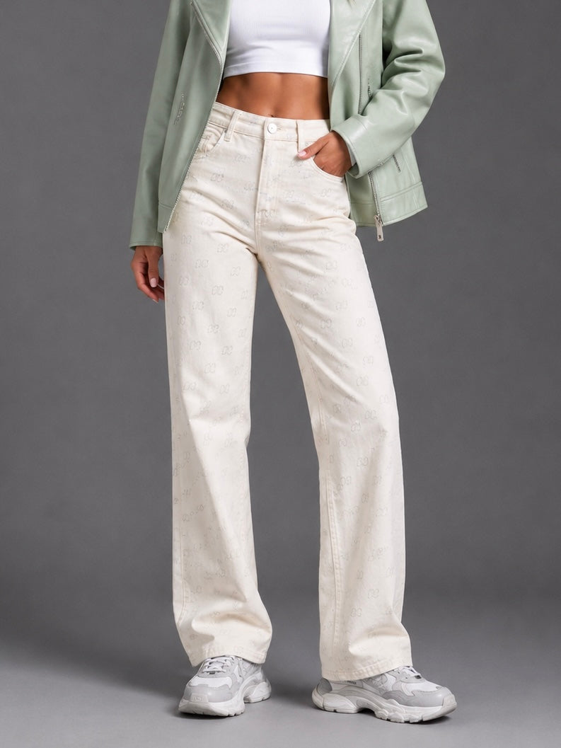 CO Jeans Hose Glitzer