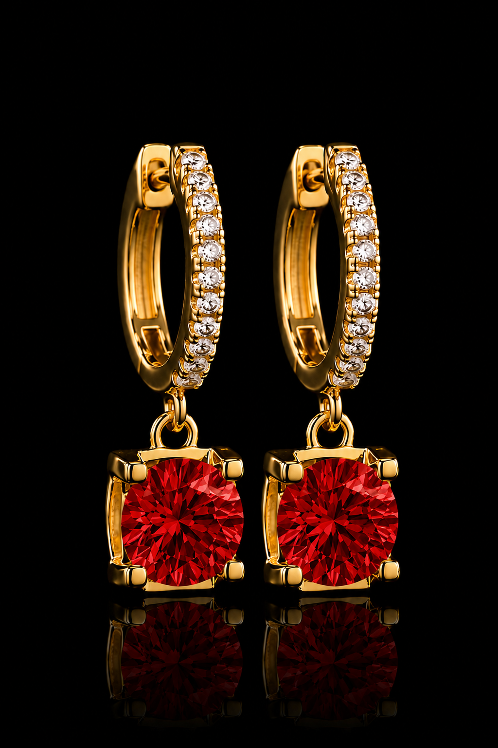 G.EVE Diamonds Herz Earrings