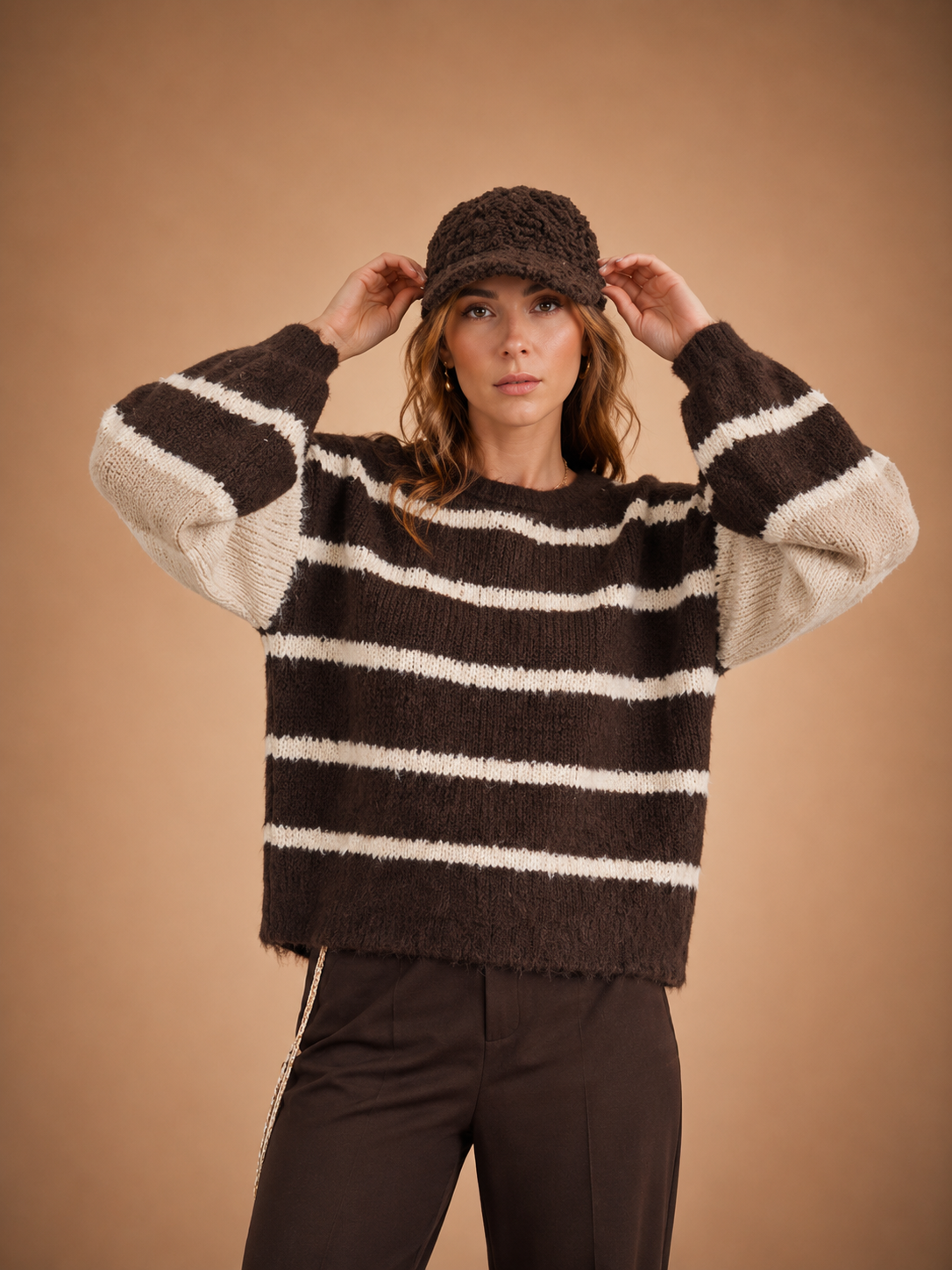 Stripe Cozy Pullover