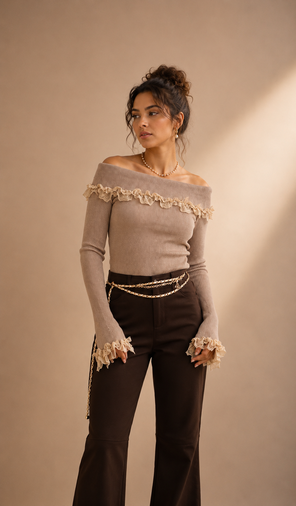 Herbst Collection | Oberteil Lu Schulterfrei