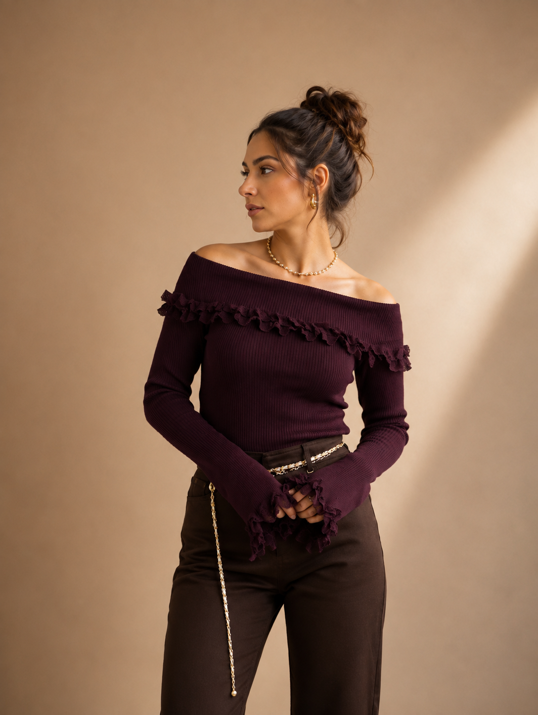 Herbst Collection | Oberteil Lu Schulterfrei