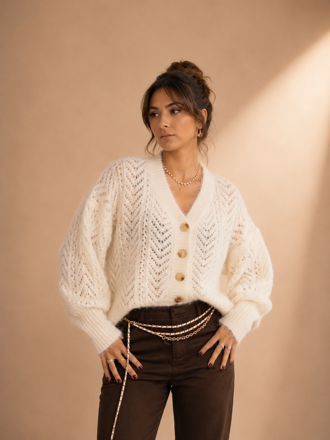 Basic Strick Pullover in verschiedenen Farben