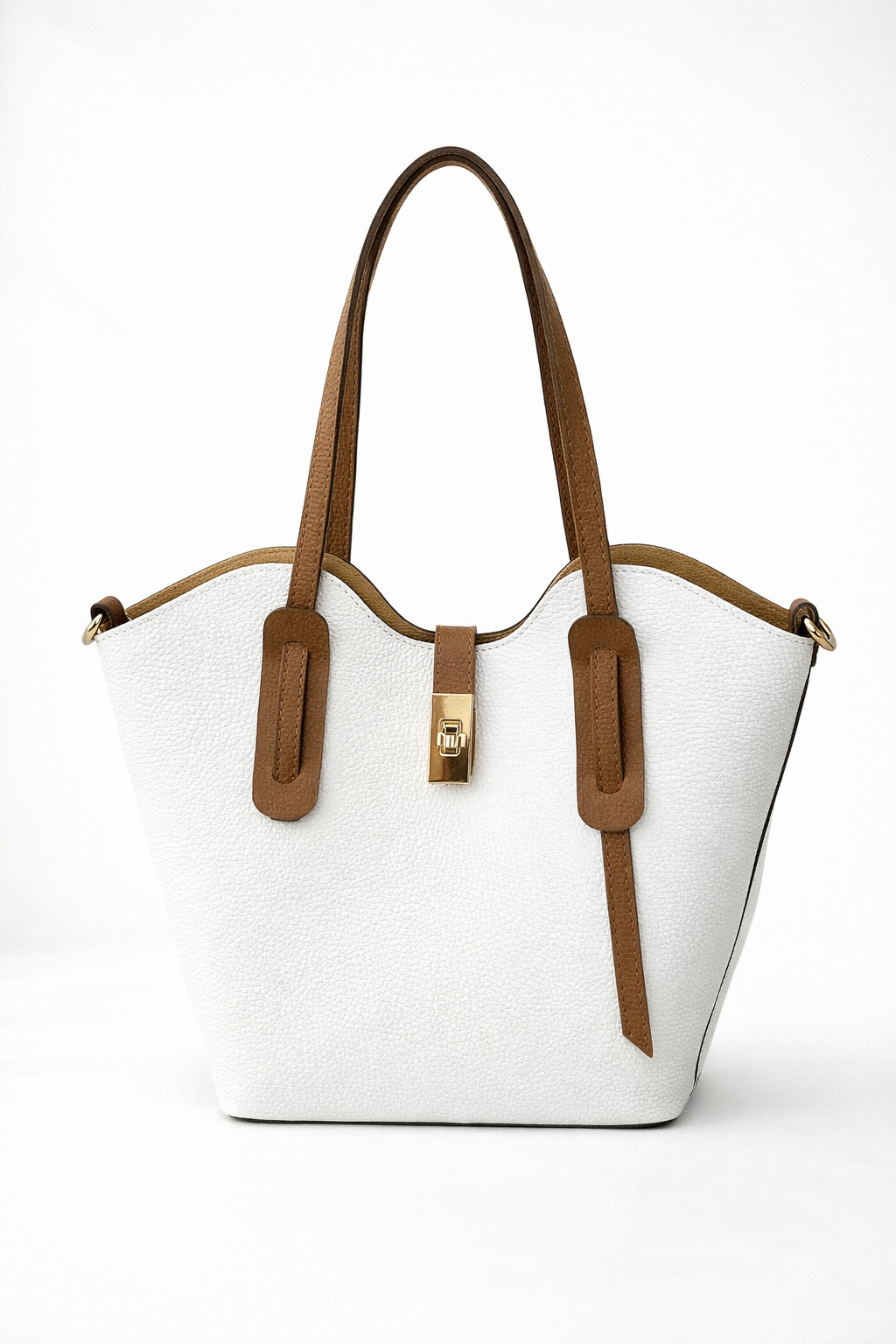 Plor Bag Leder mit Tuch und Anhänger