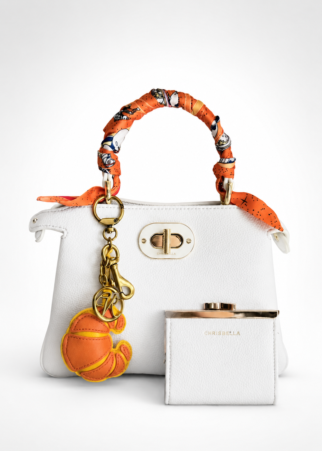 Lucy Bag mit Tuch, Anhänger und Portmonee