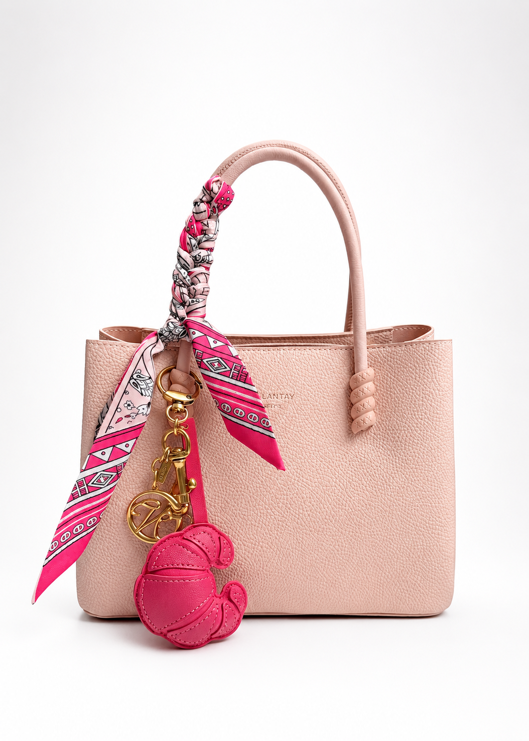 Bag Pink mit Tuch und Anhänger