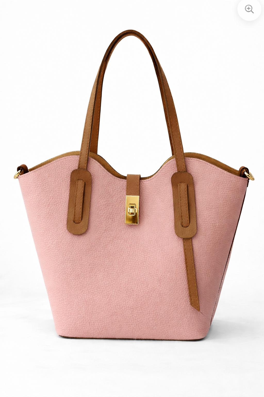 Plor Bag Leder mit Tuch und Anhänger