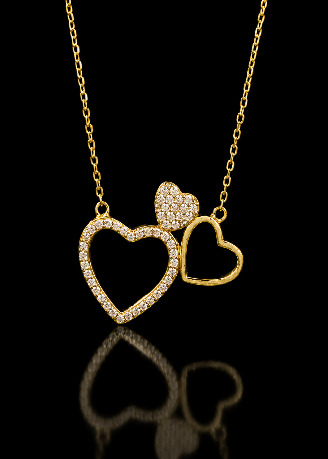 G.EVE Labor Diamonds Kette Herz2