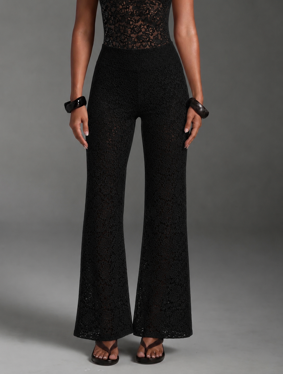 Spitzen Hose transparent