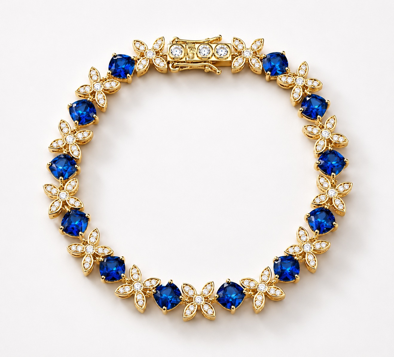 Flower Bracelet Night Lab. Diamonds