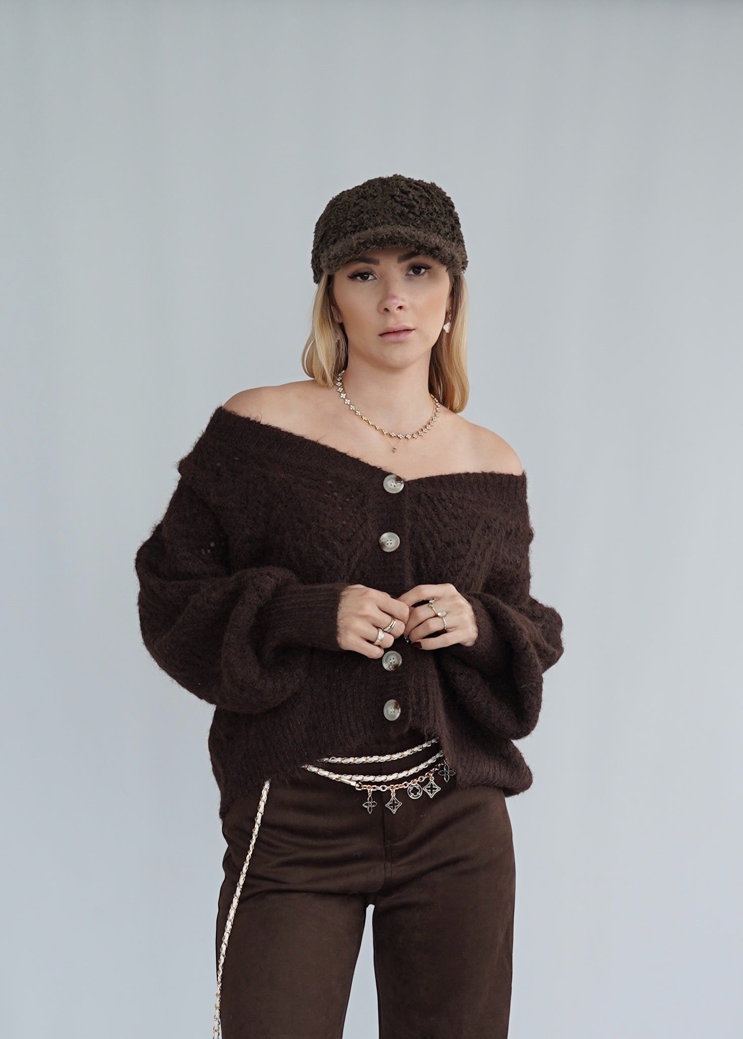 Basic Strick Cardigan in verschiedenen Farben