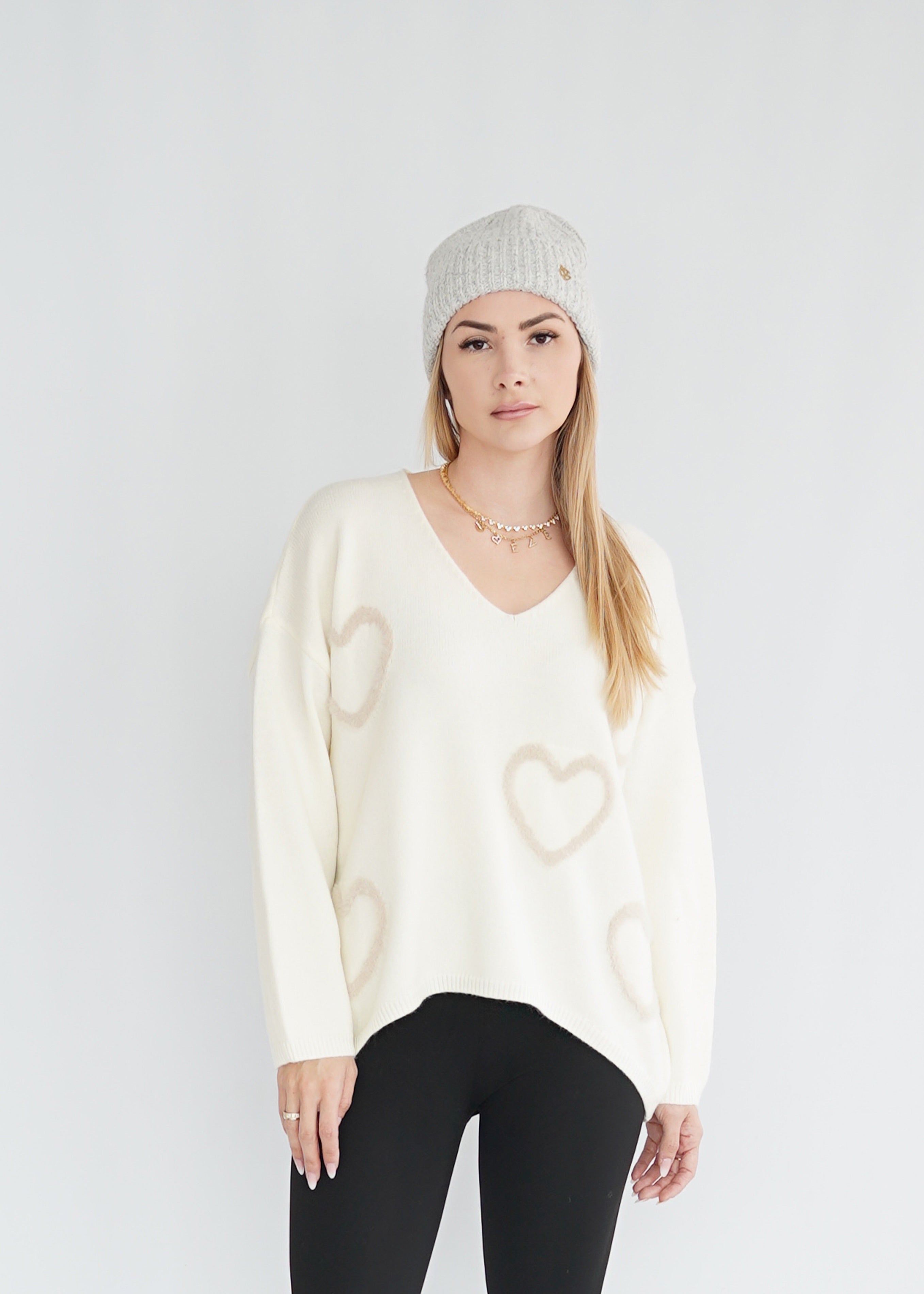 Herz Pullover