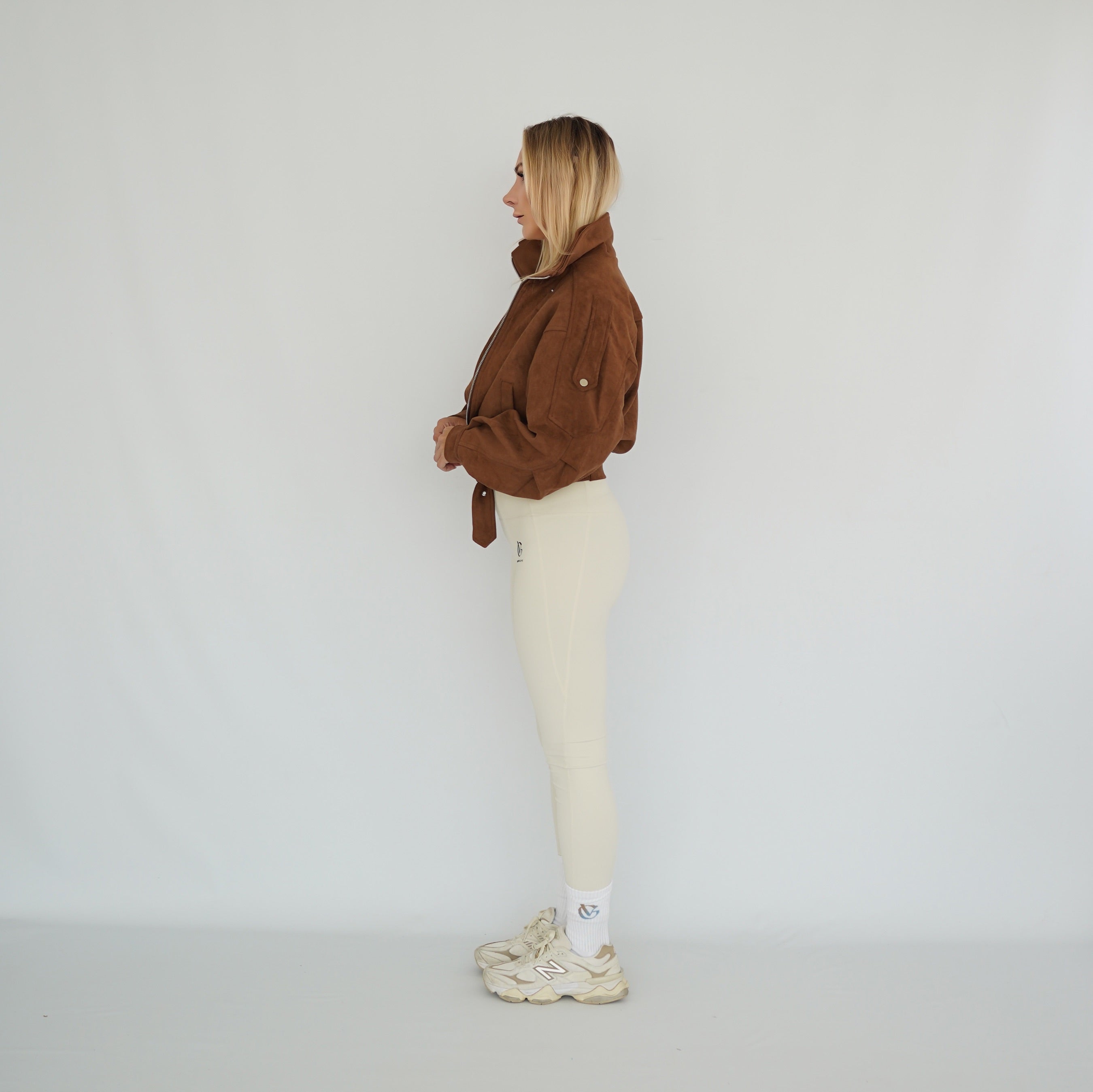 Samt Bomber Jacke