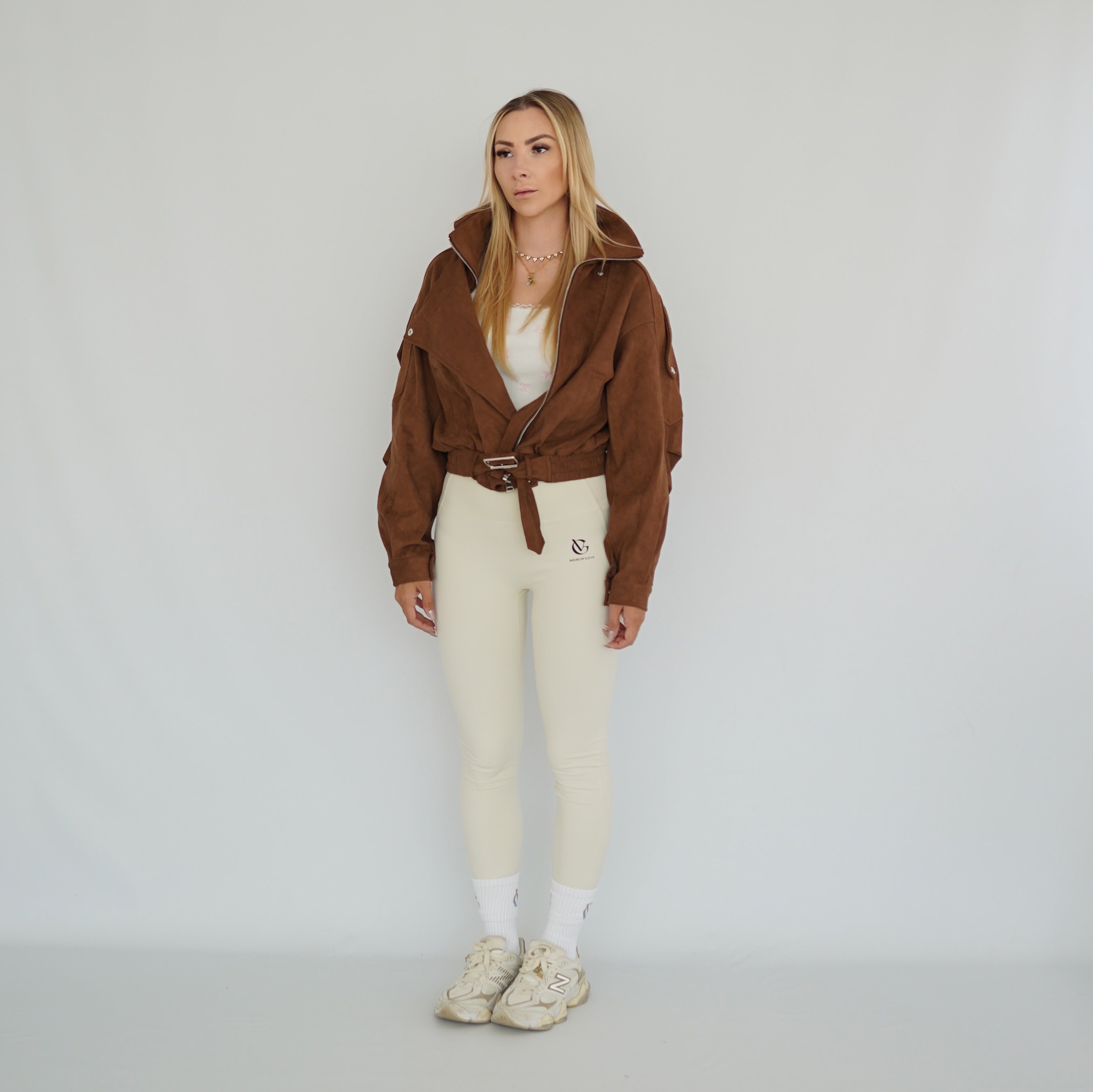Samt Bomber Jacke