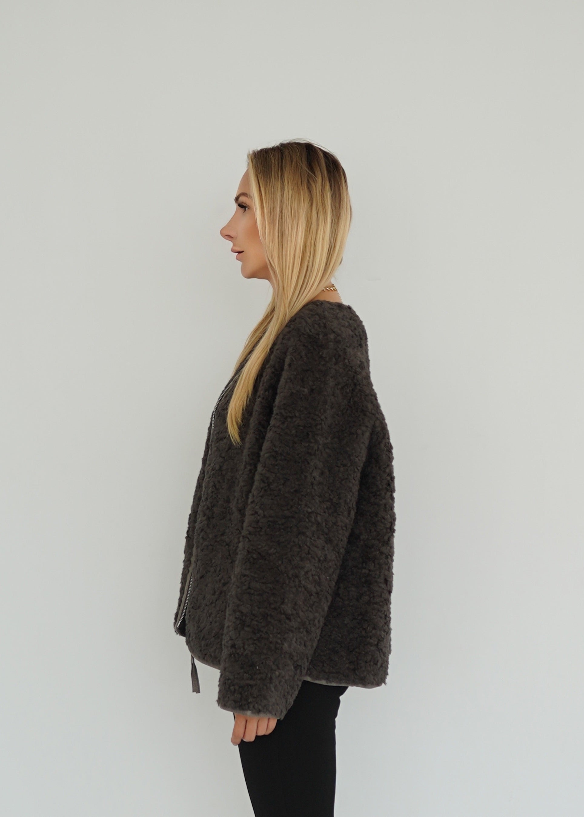 Teddy Zip Jacke