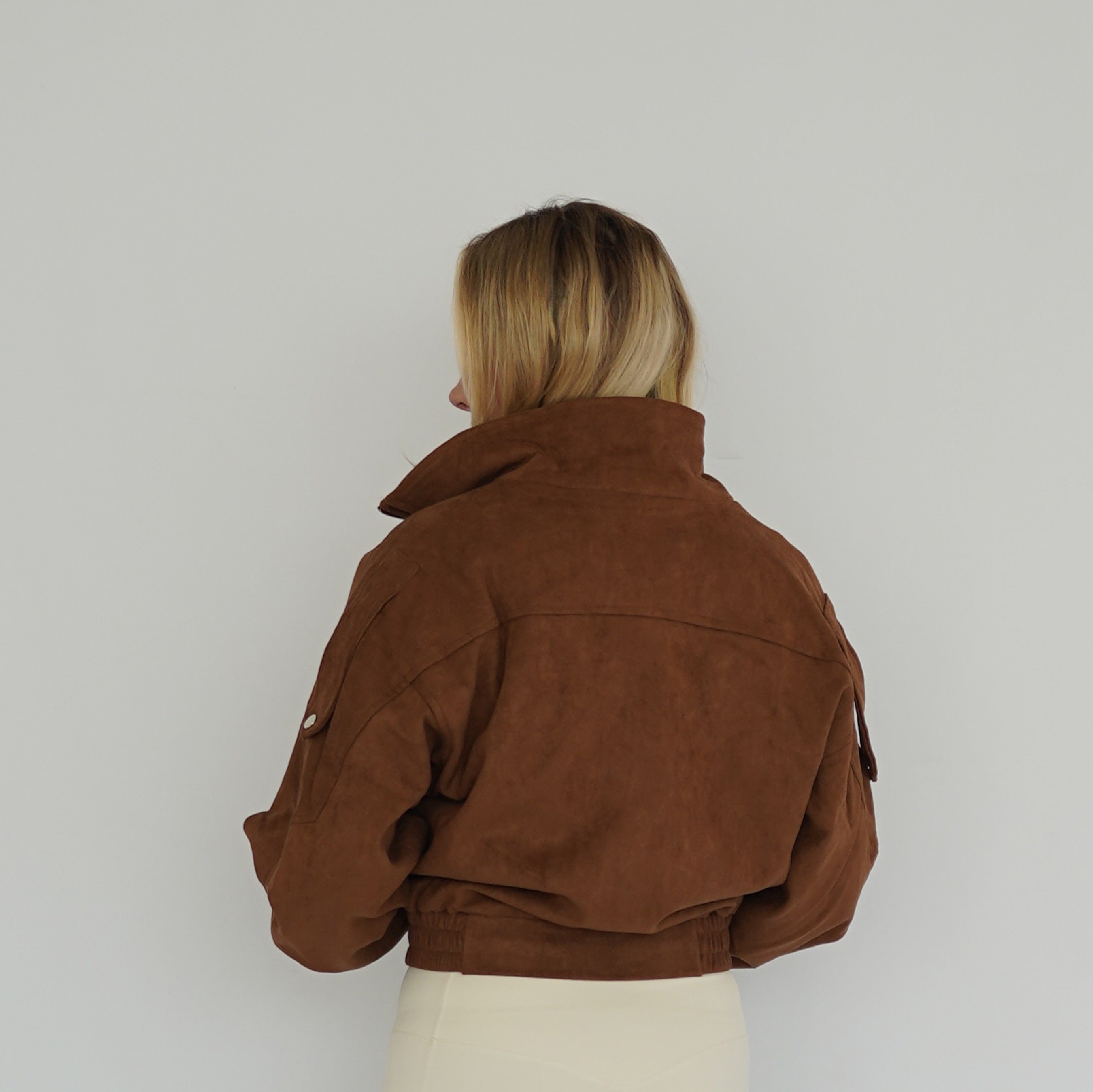 Samt Bomber Jacke