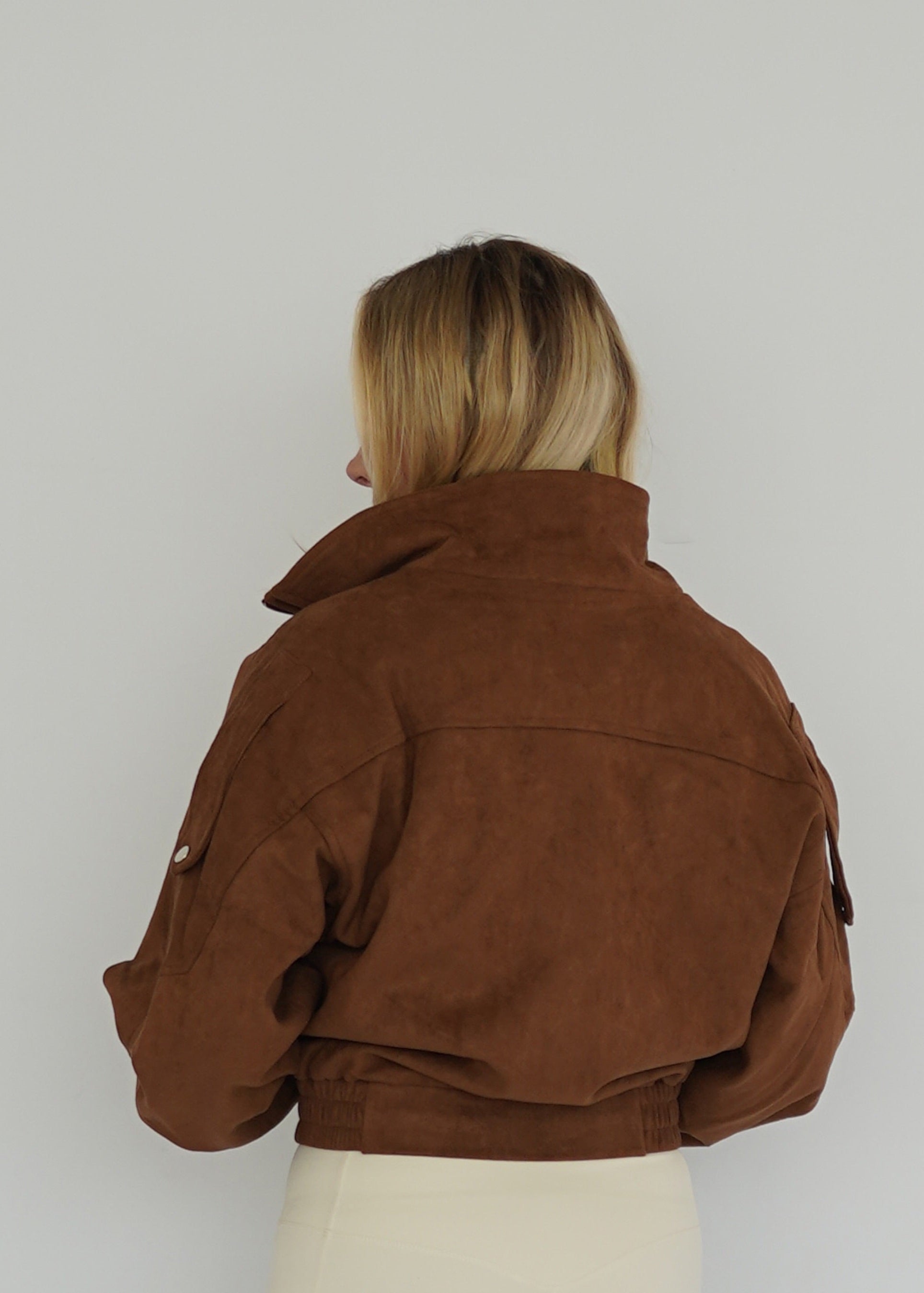 Samt Bomber Jacke