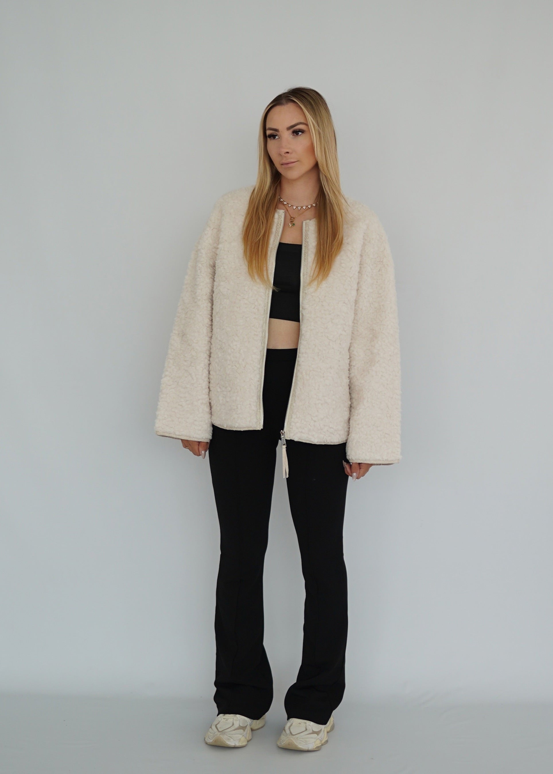 Teddy Zip Jacke
