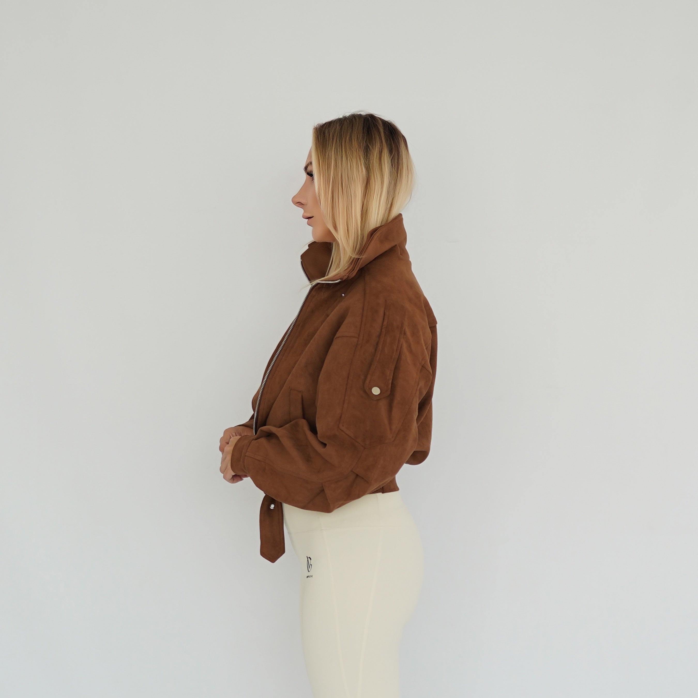 Samt Bomber Jacke