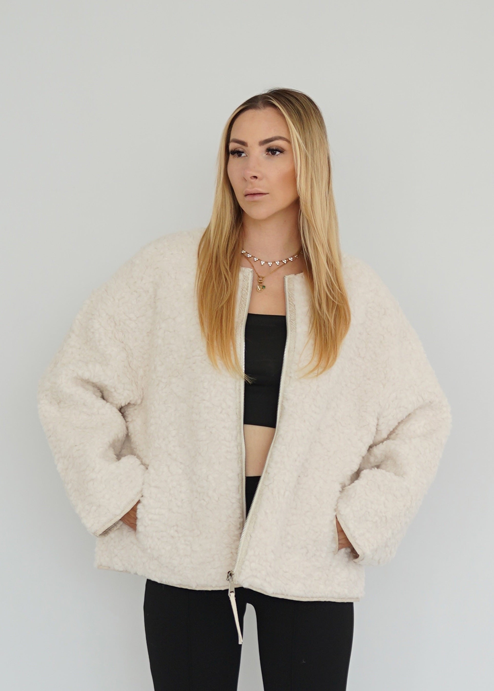 Teddy Zip Jacke