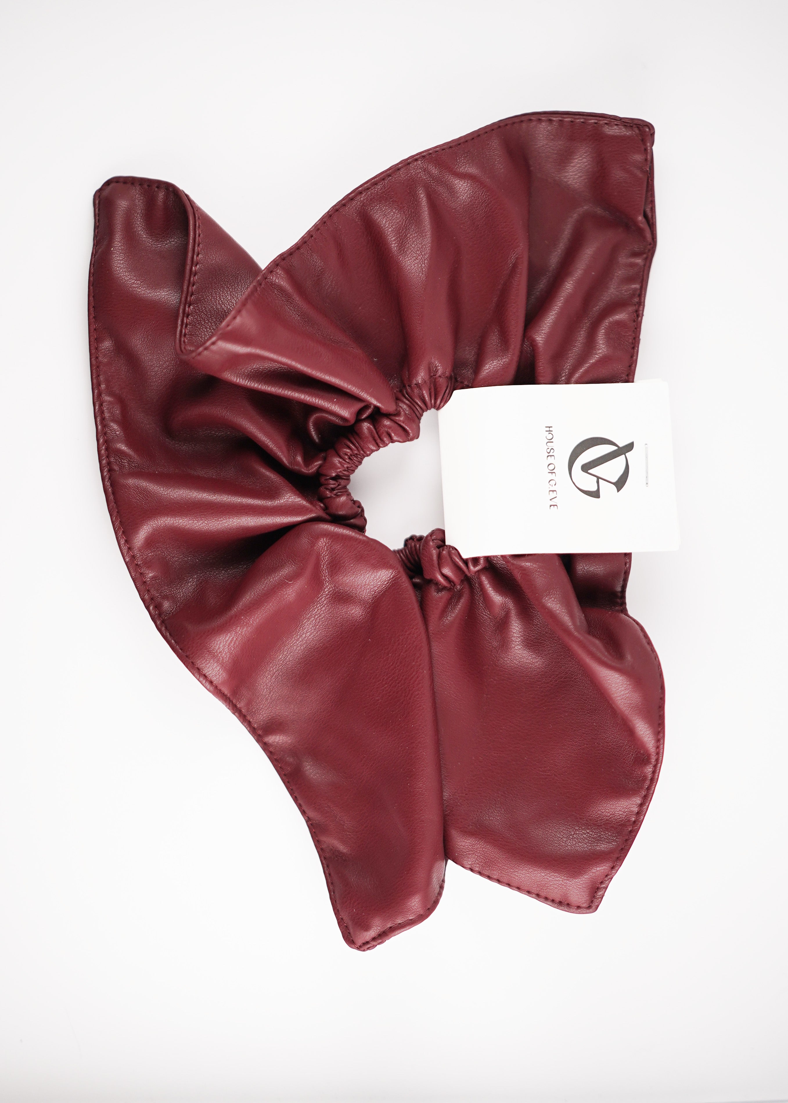 Leder Scruinchie