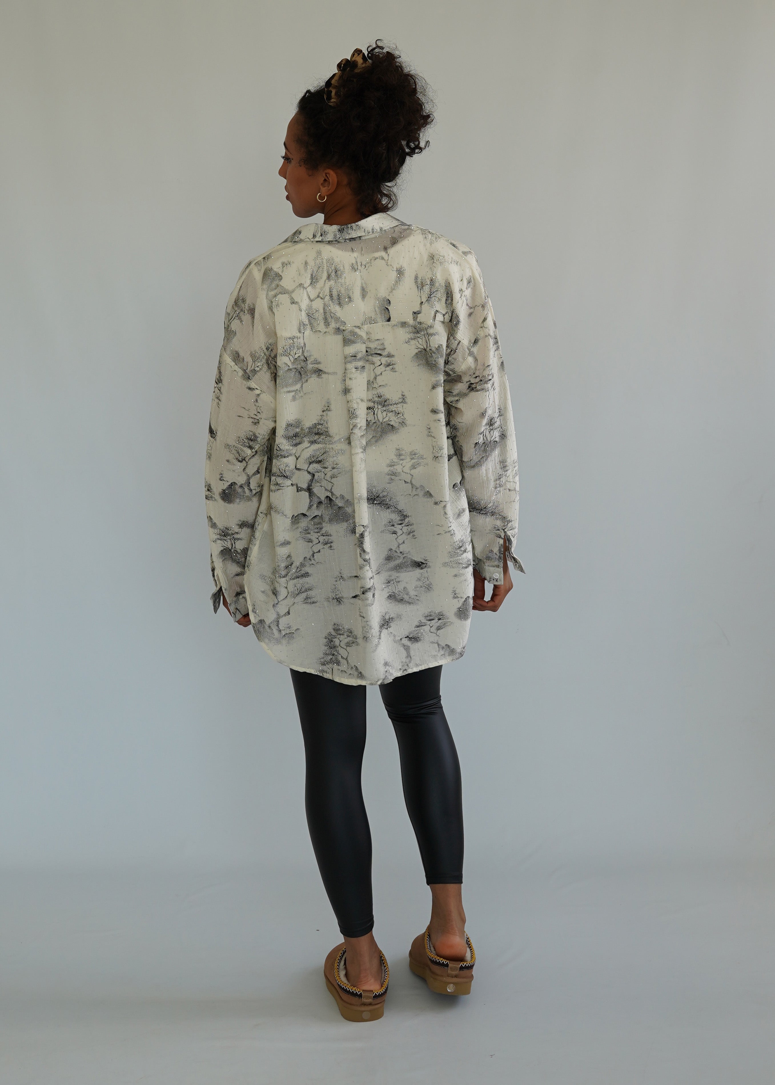 Glitzer Bluse