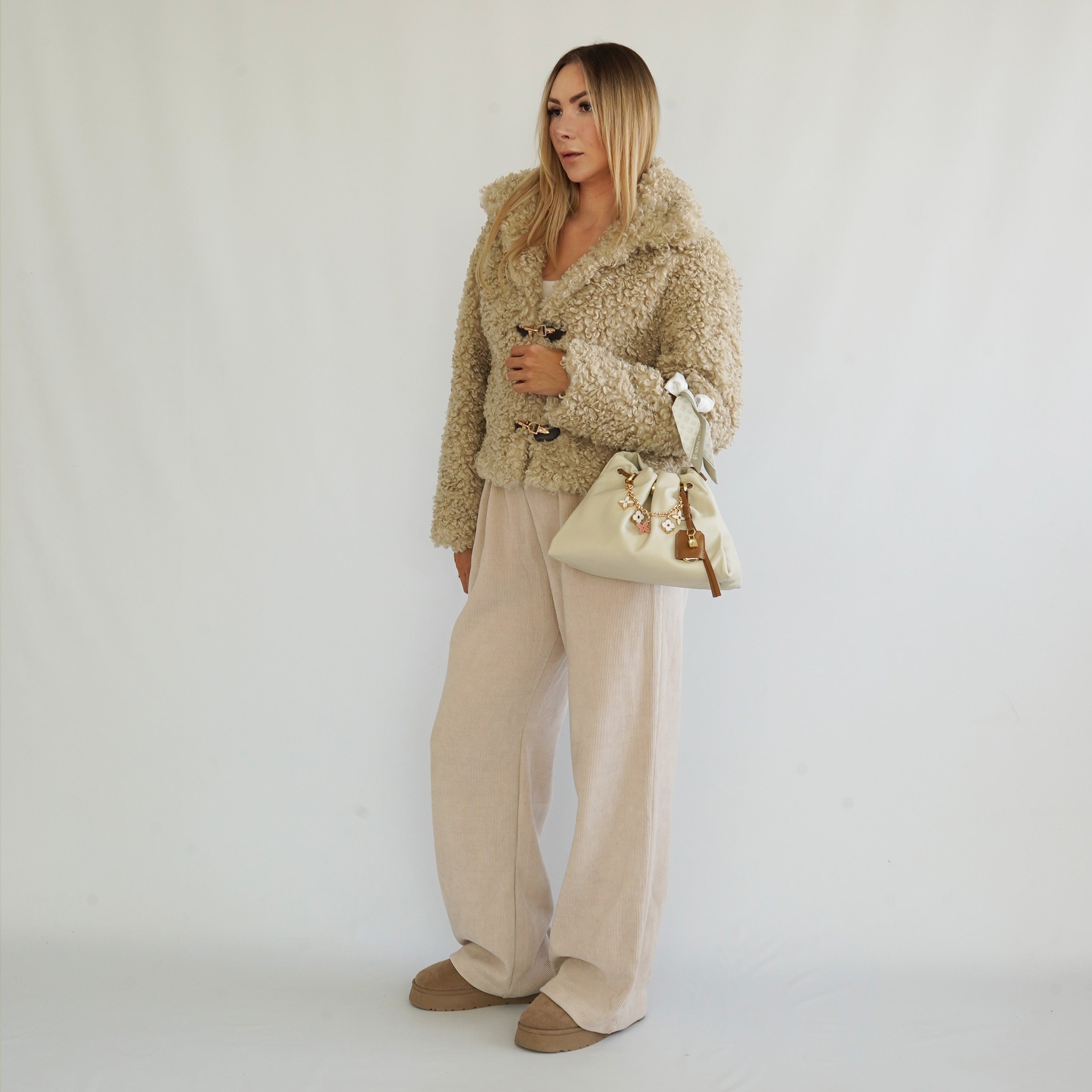 Teddy Crop Jacke