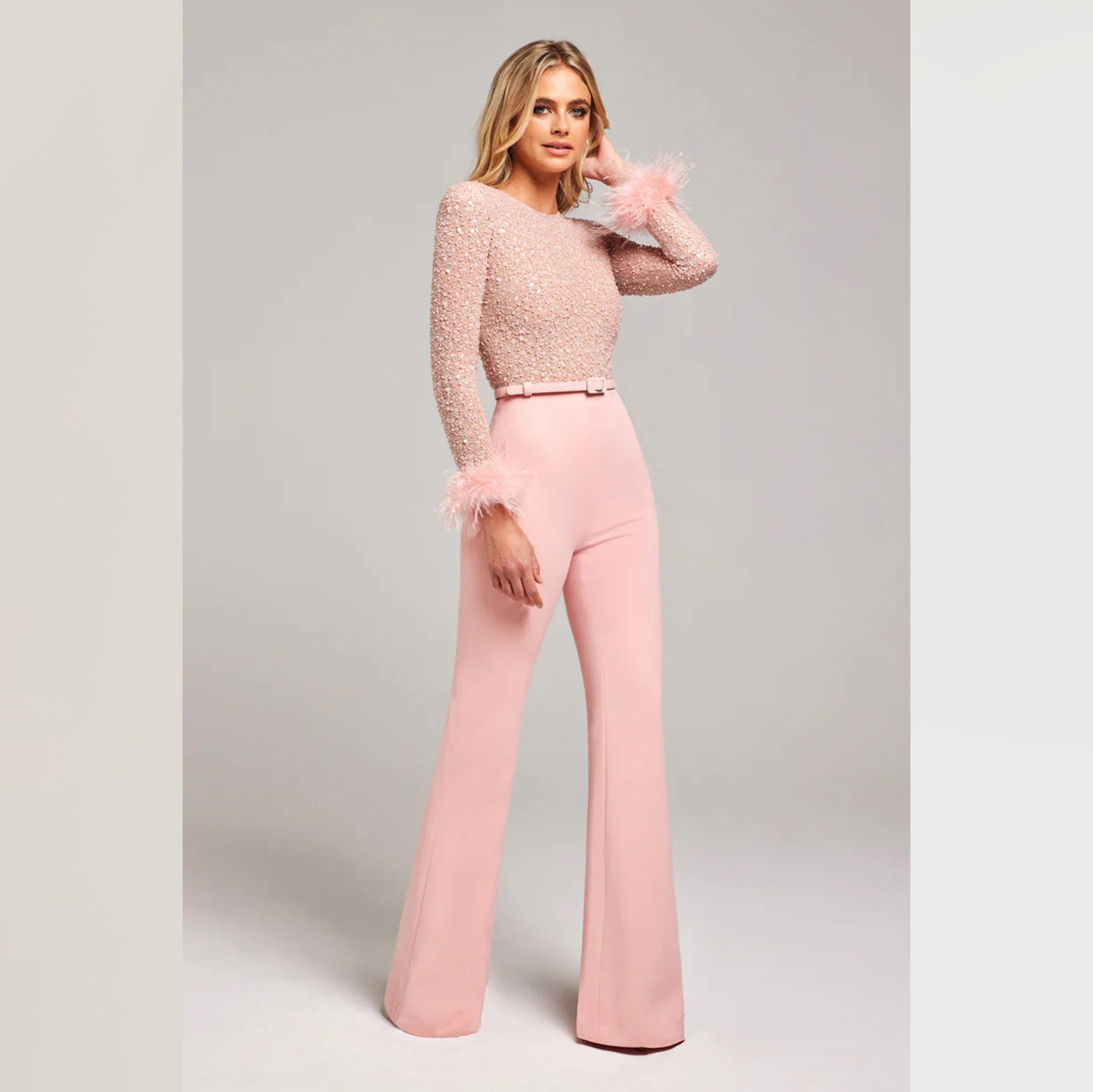 Nadine Merabi Jumpsuit rosa