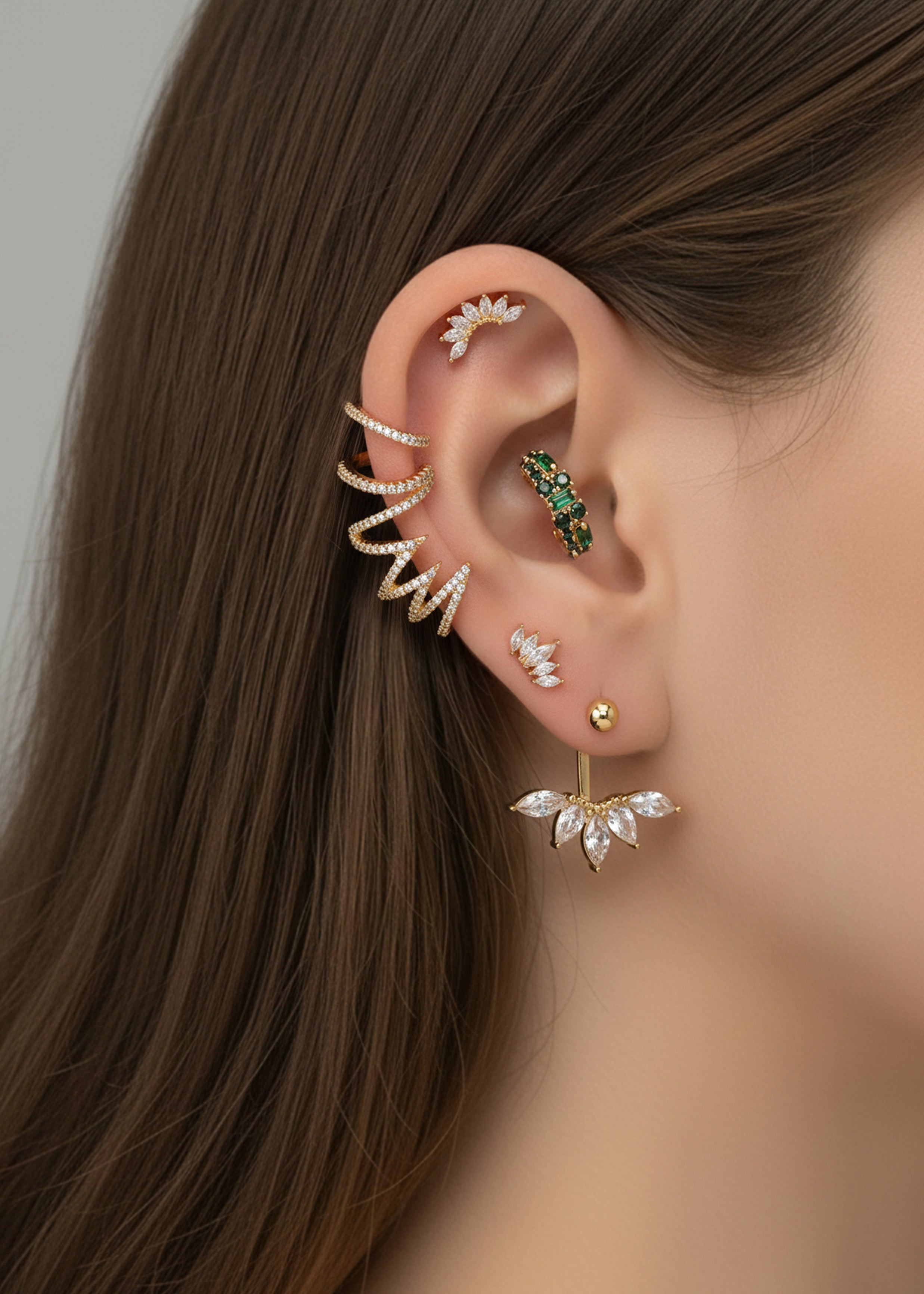 Crystal Bloom Earring