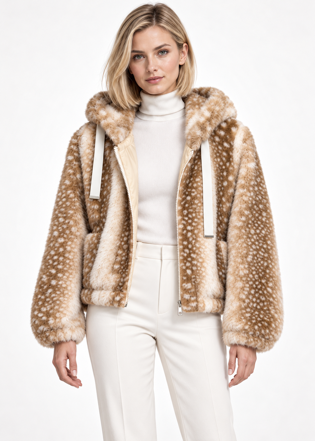 Bambi Croped Jacke mit Kapuze G.EVE