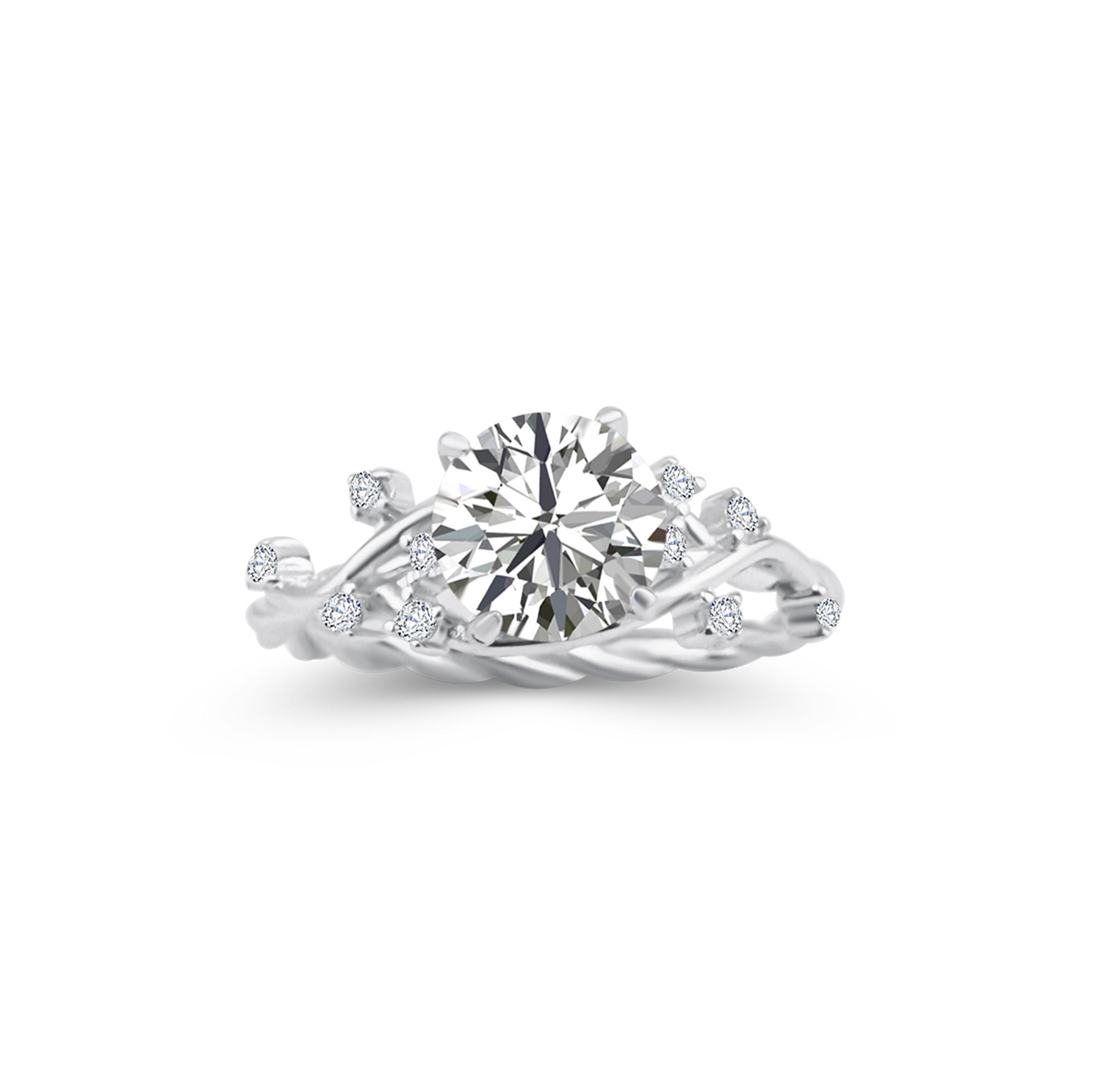 Ella Ring | 2ct Moissanit