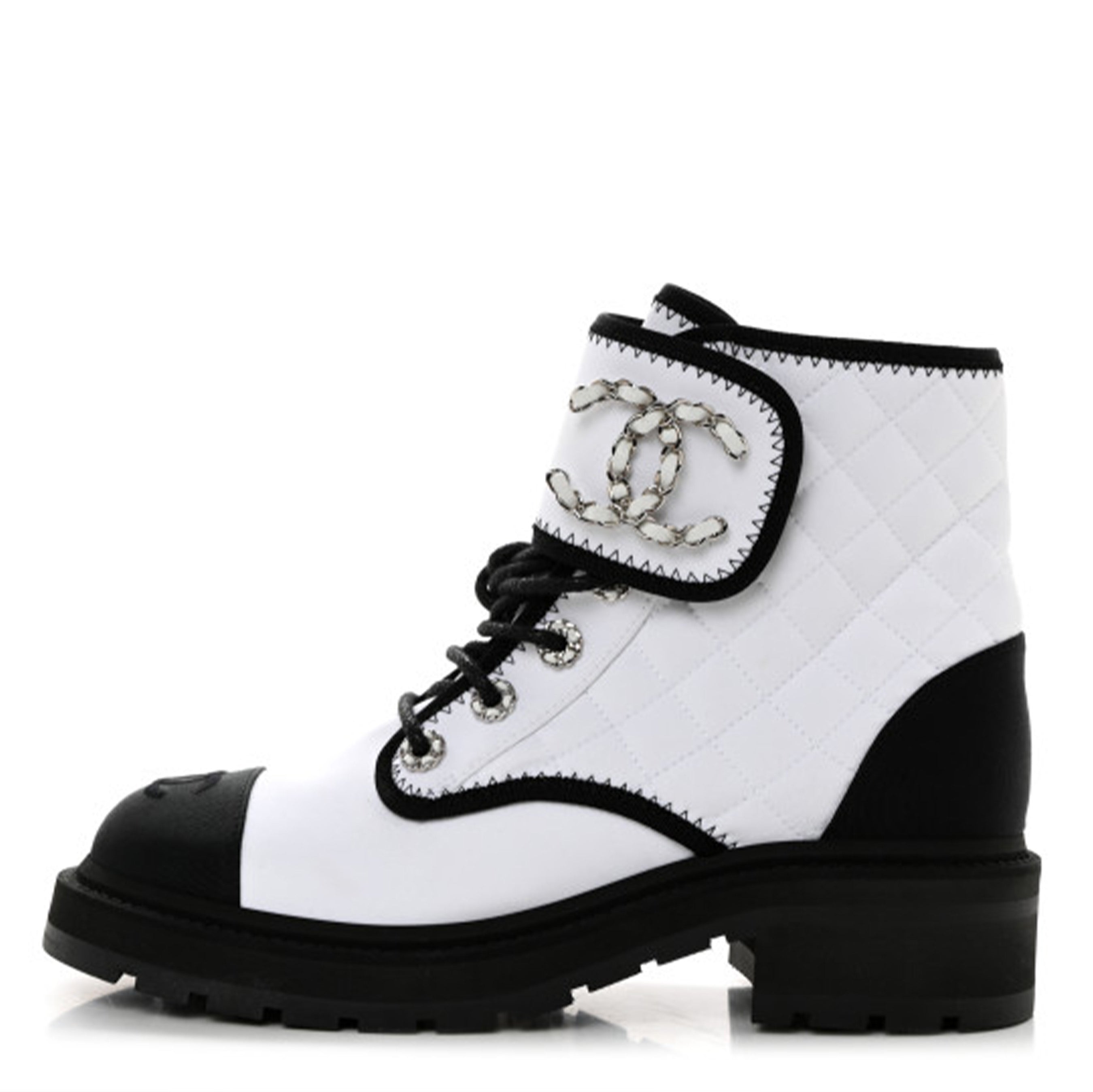 Chanel Combat Stiefel