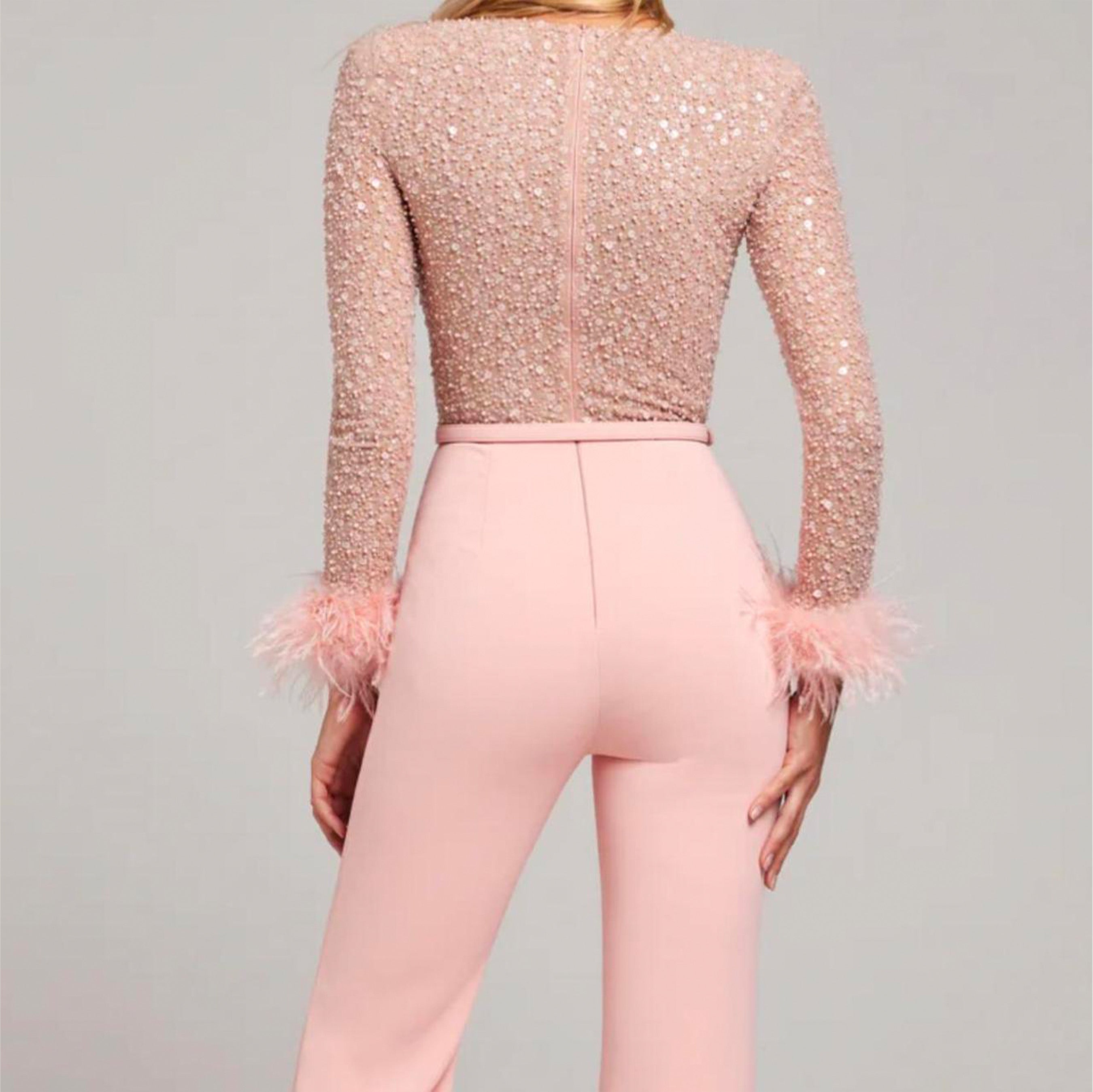 Nadine Merabi Jumpsuit rosa