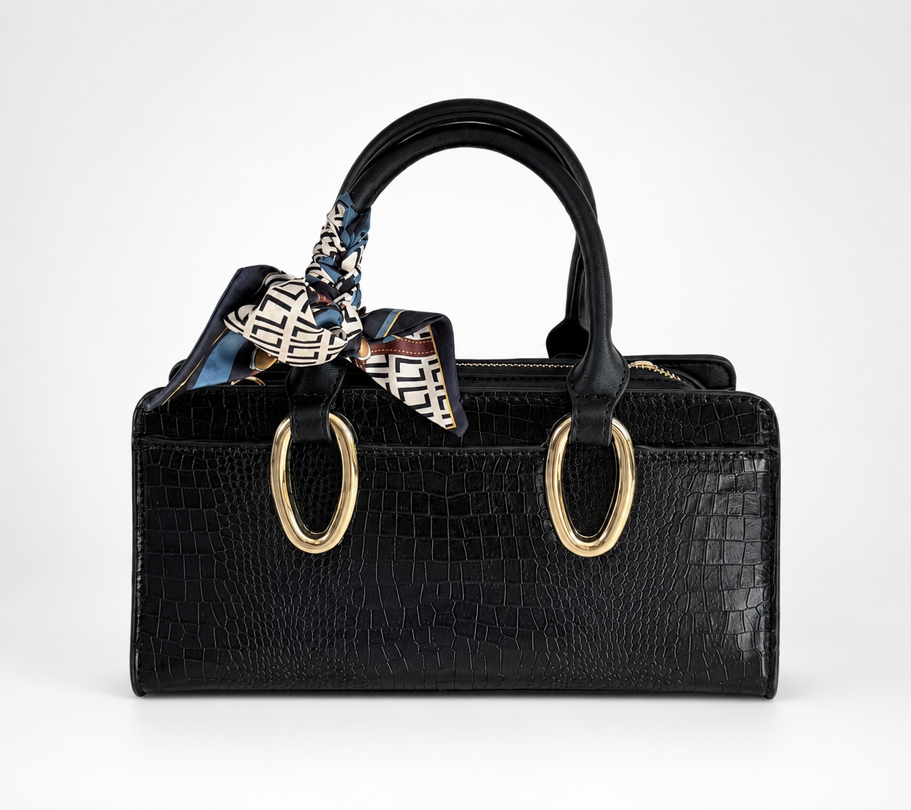 Bag Kroko mit Tuch